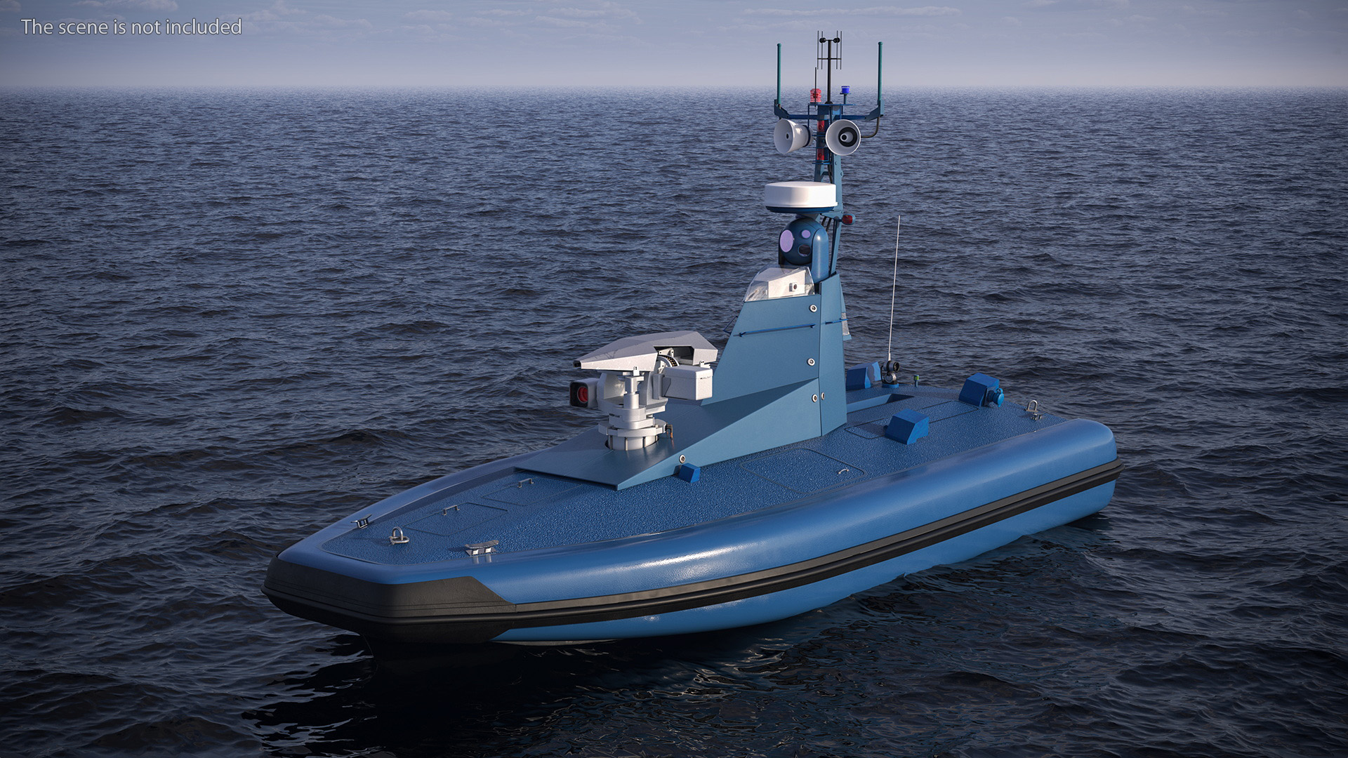 3D Remotely Piloted Patrol Boat model
