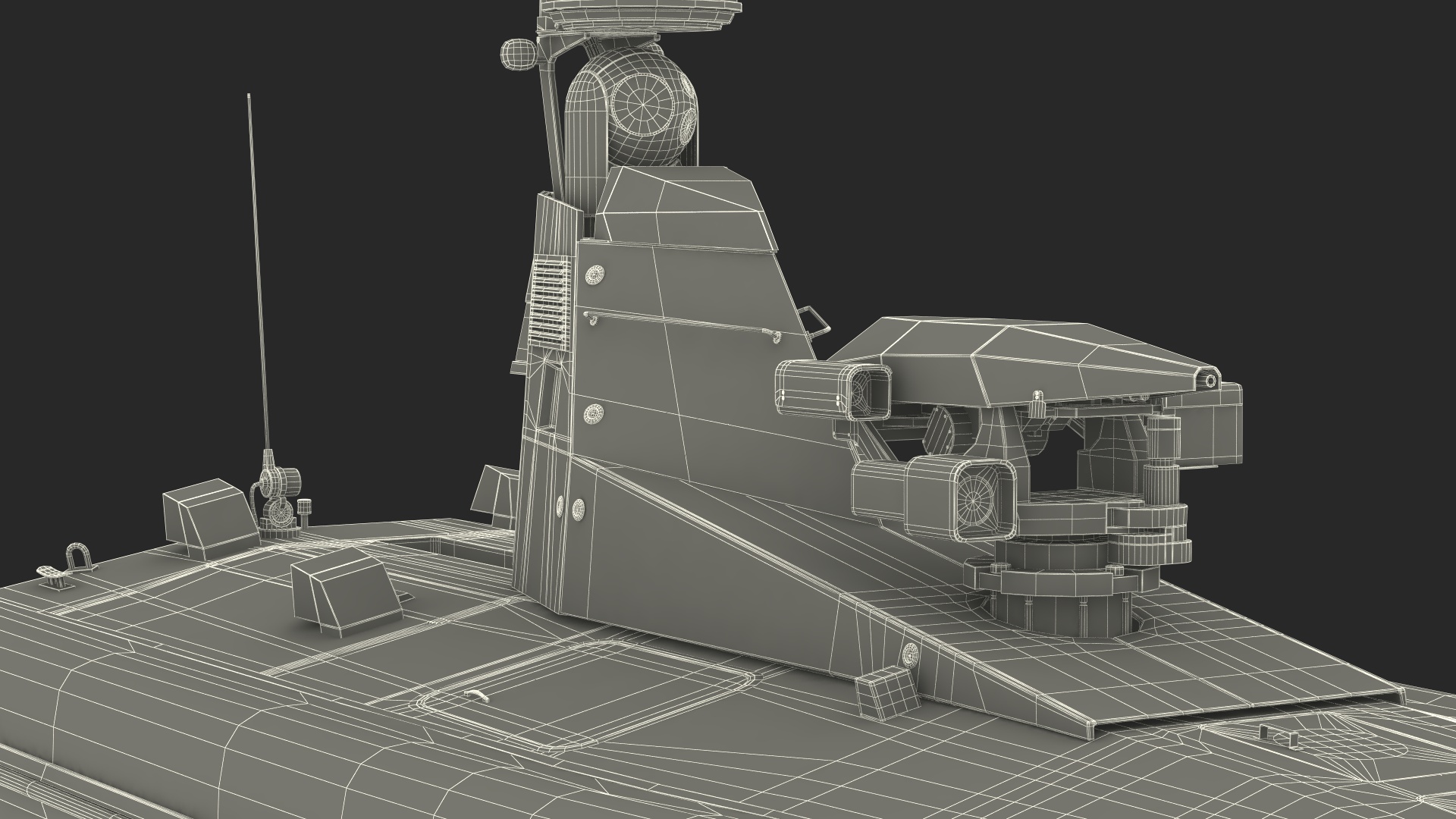 3D Remotely Piloted Patrol Boat model