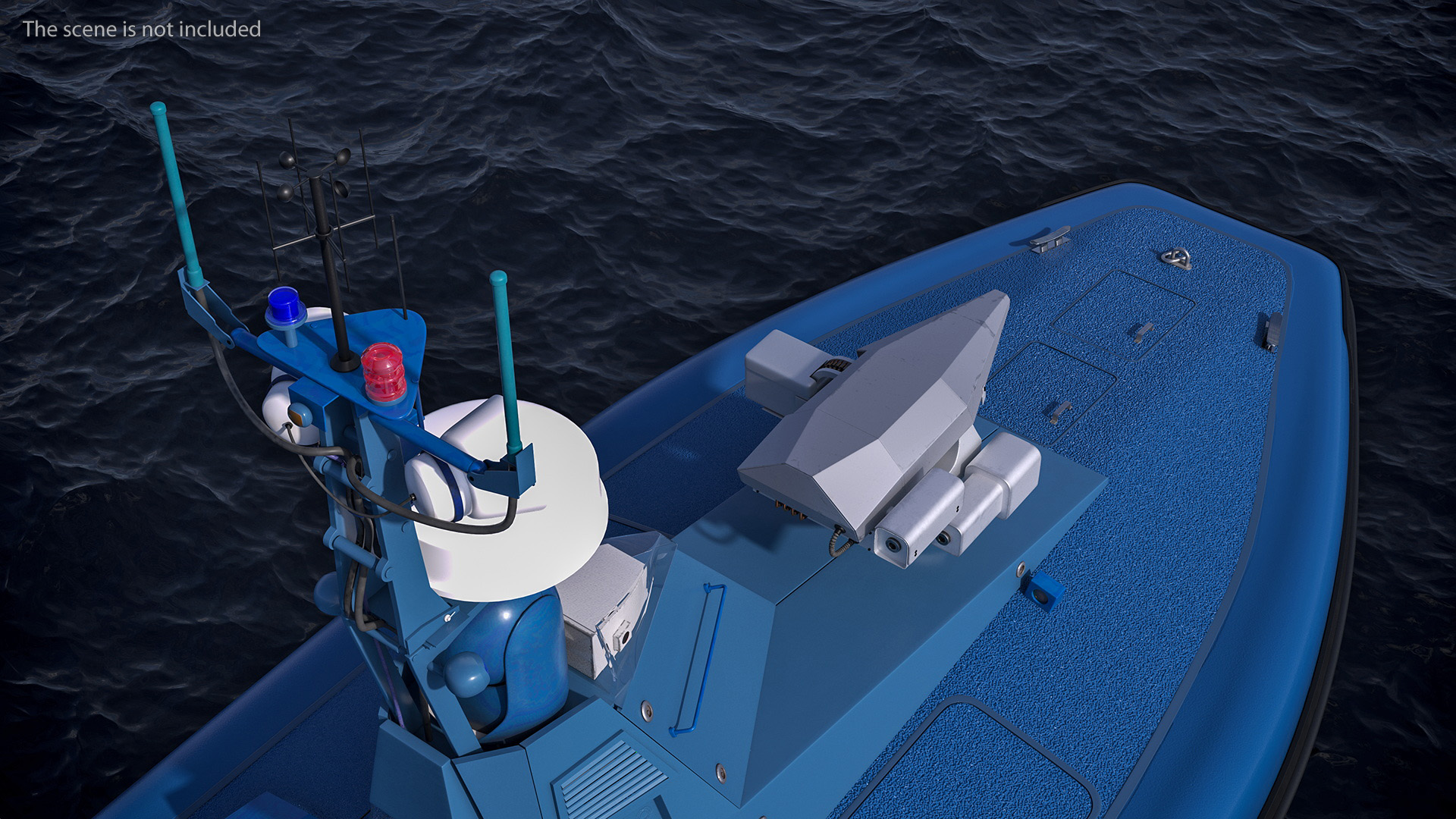 3D Remotely Piloted Patrol Boat model