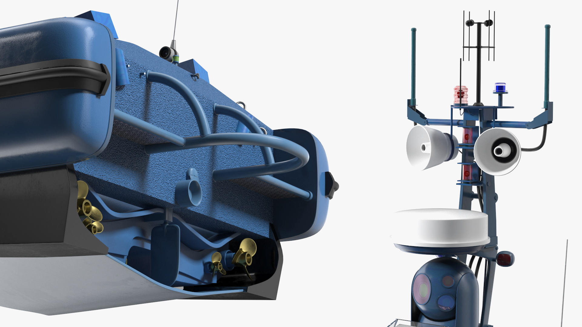 3D Remotely Piloted Patrol Boat model