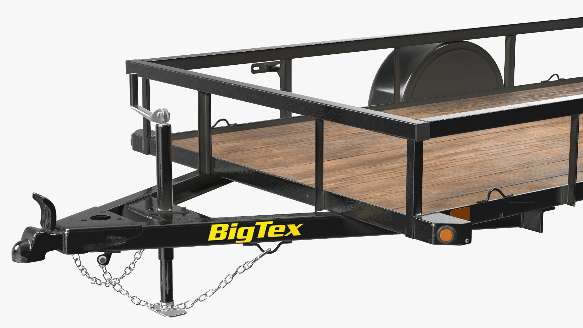 3D Big Tex Utility Trailer model