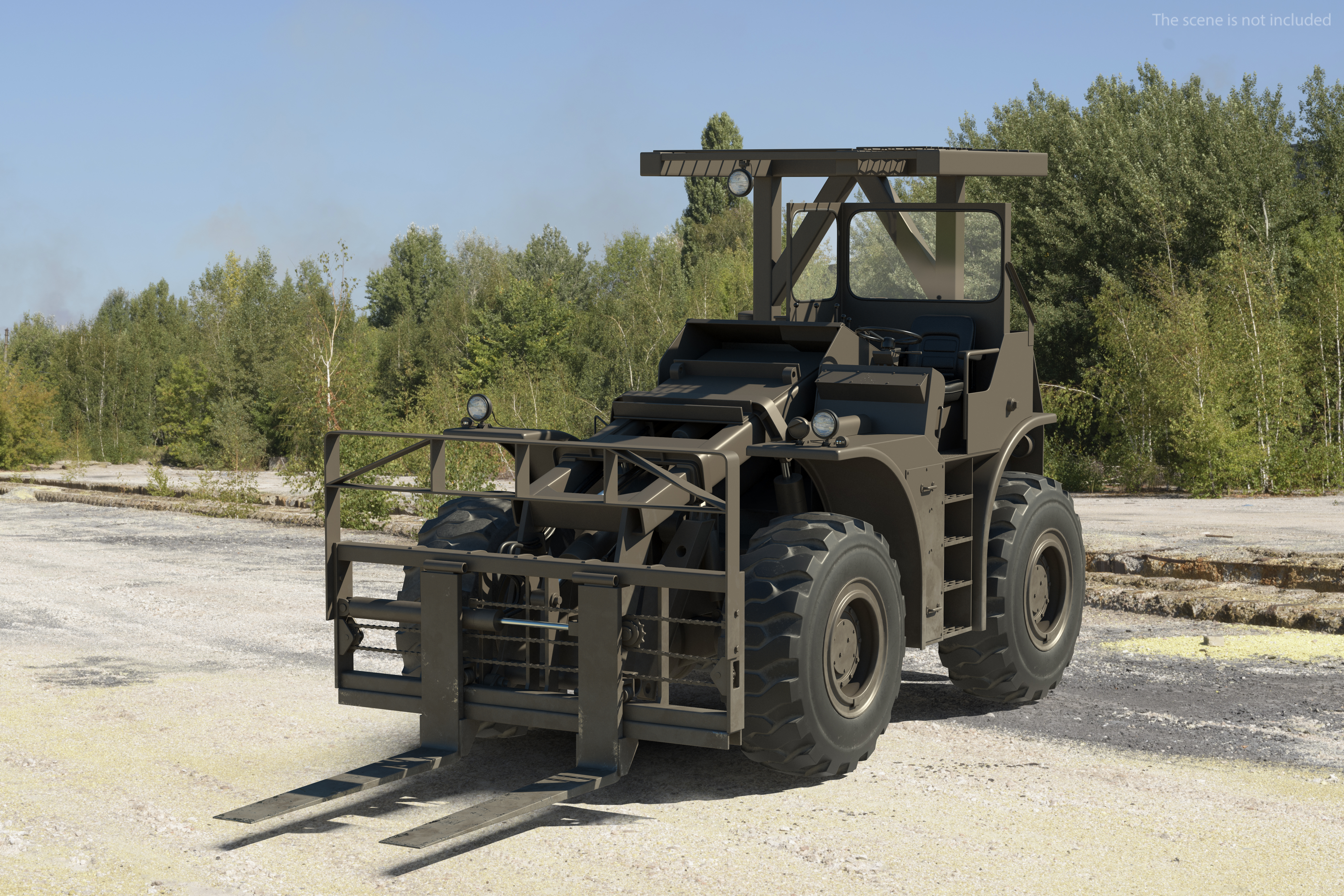 Military Forklift 3D