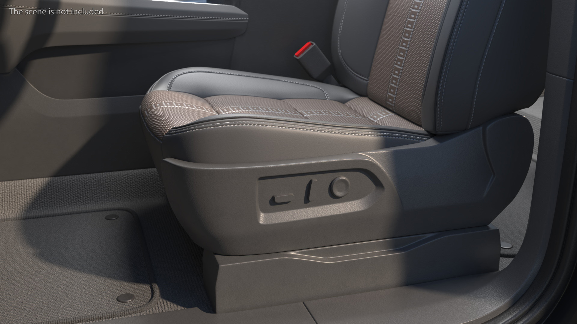 Vehicle Interior Seat with Cushion Padding - view 4