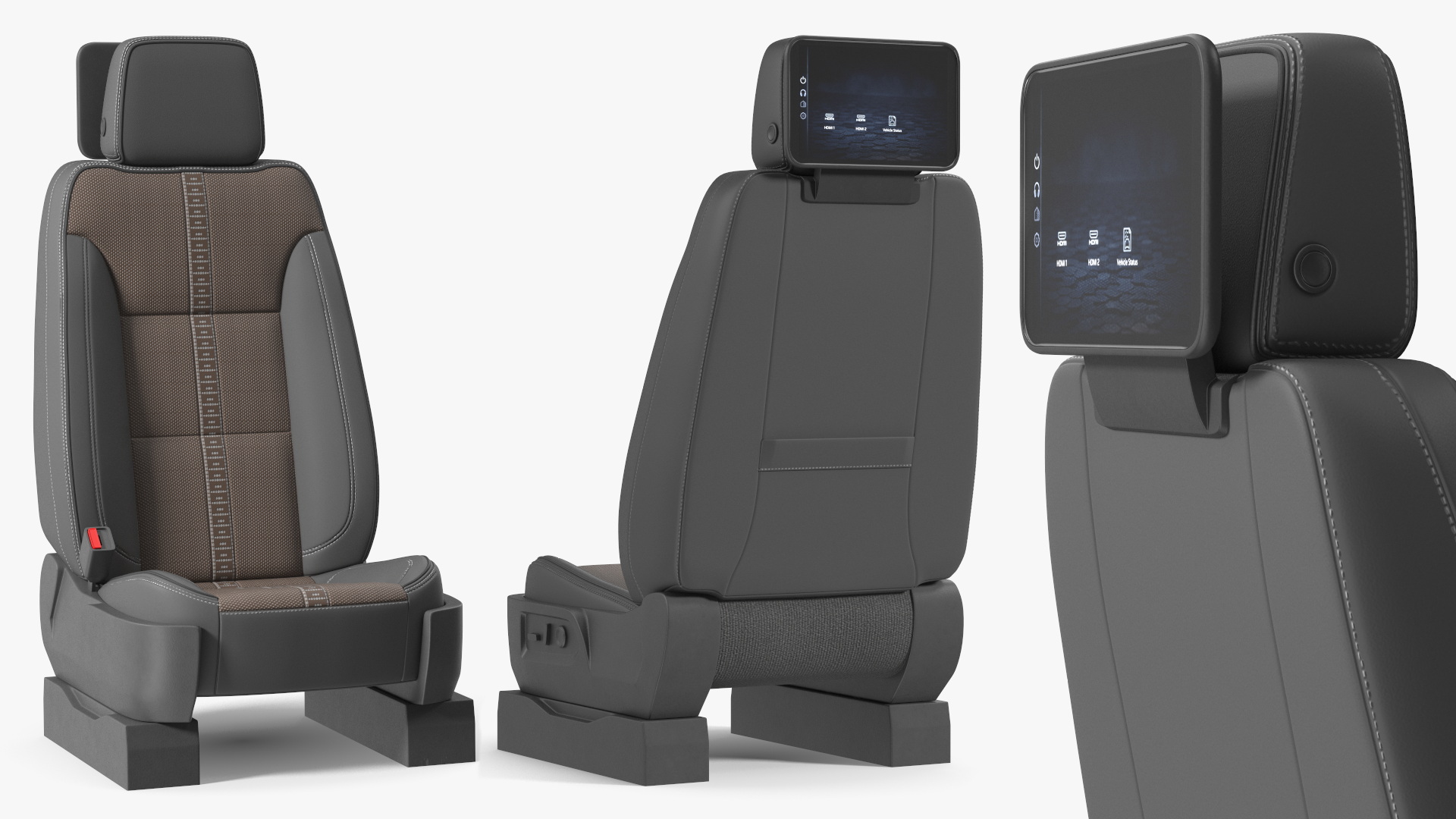 Vehicle Interior Seat with Cushion Padding - view 6