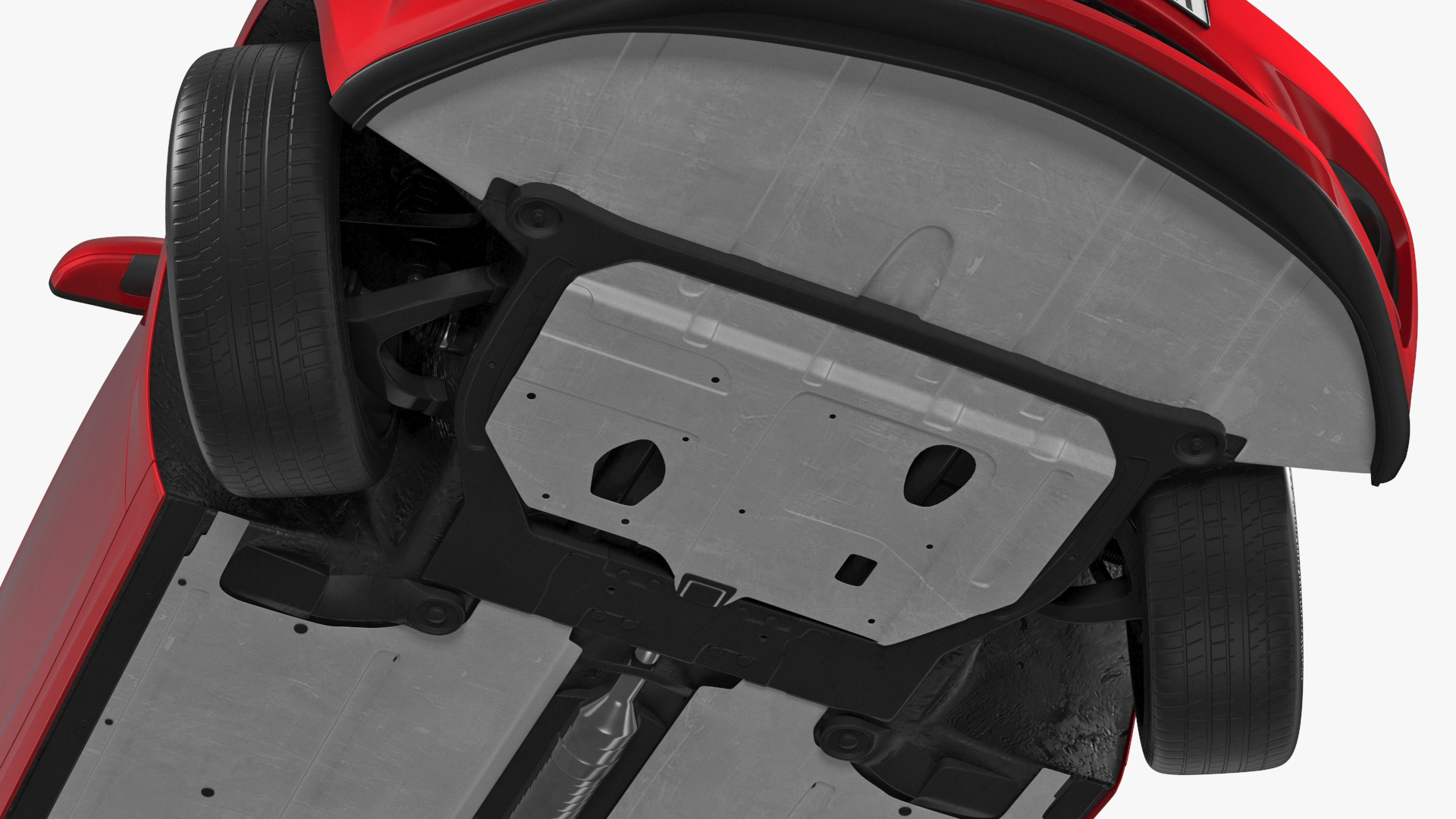 3D Buick Cascada Cabriolet Convertible Red Color Rigged for Cinema 4D