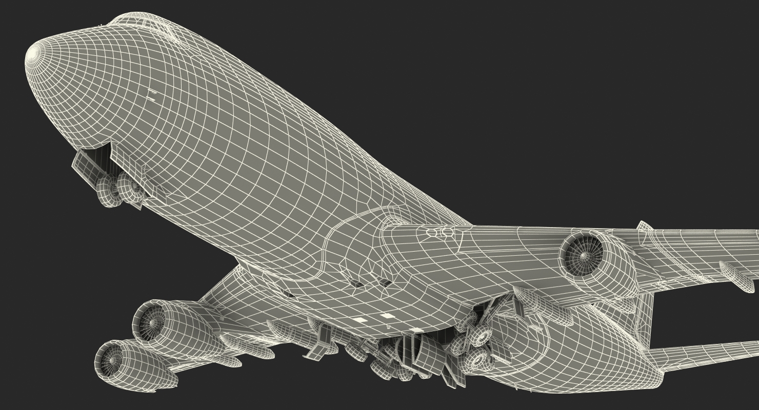 3D Boeing 747 200B Generic model