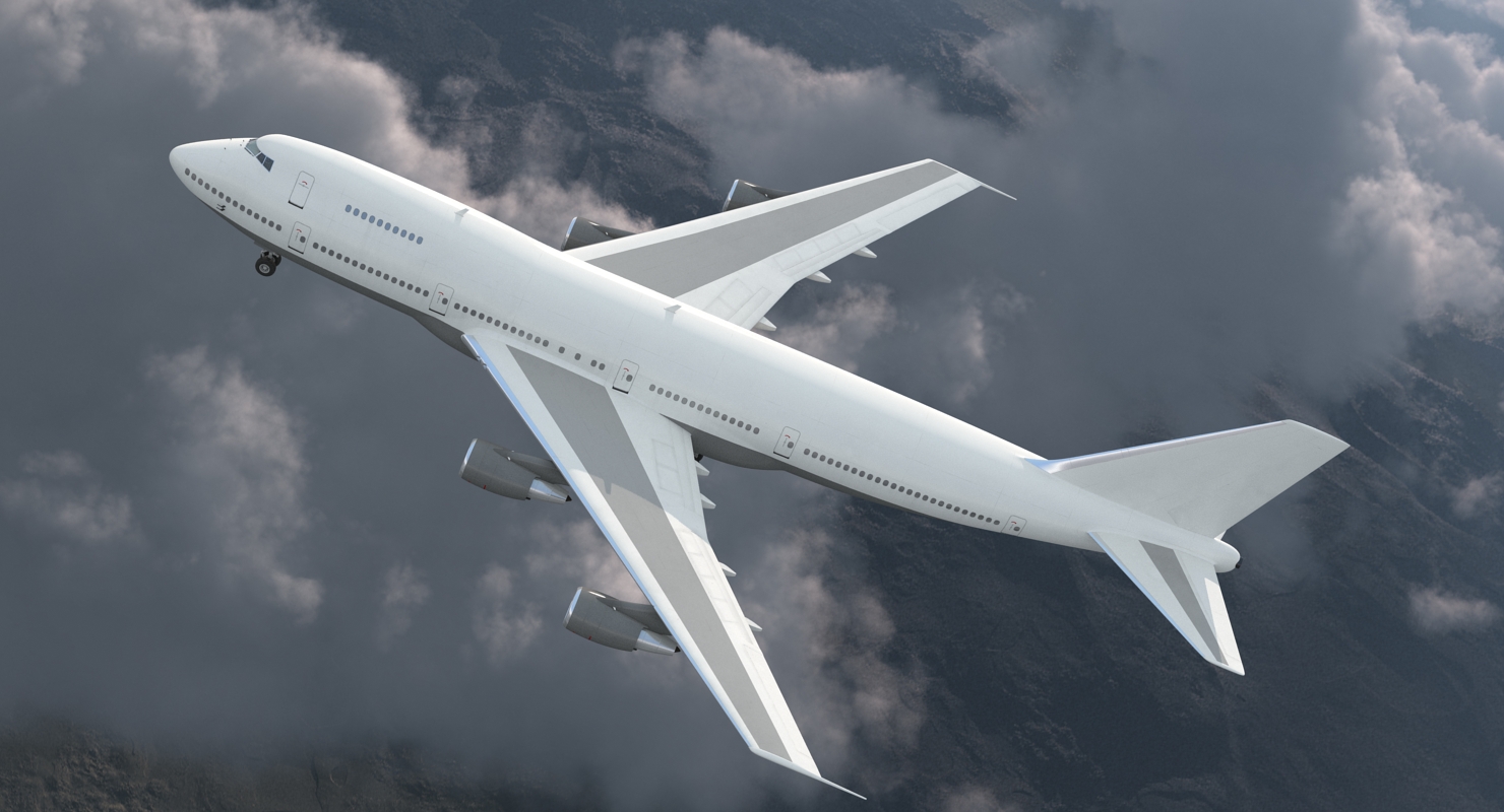 3D Boeing 747 200B Generic model