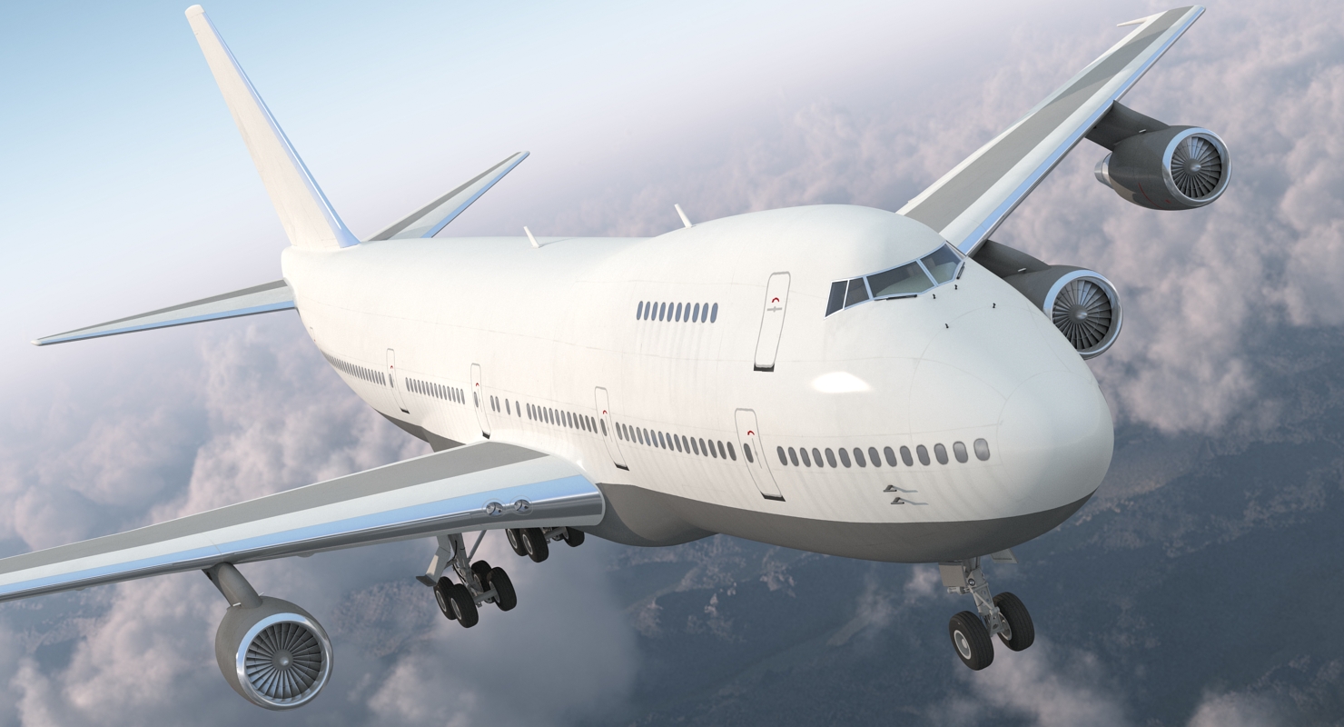 3D Boeing 747 200B Generic model