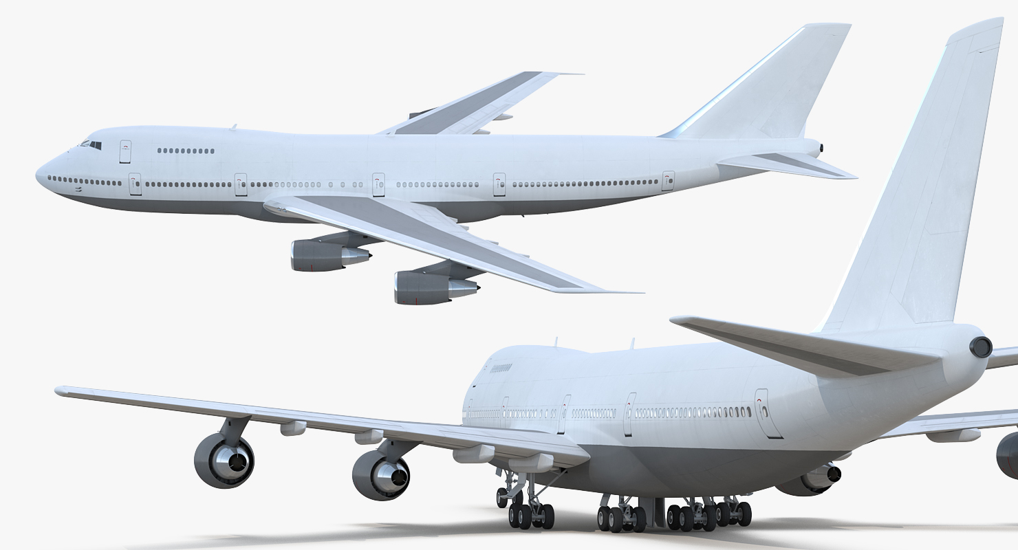 3D Boeing 747 200B Generic model