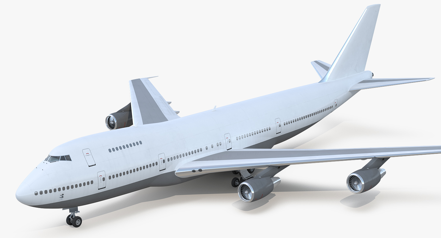 3D Boeing 747 200B Generic model