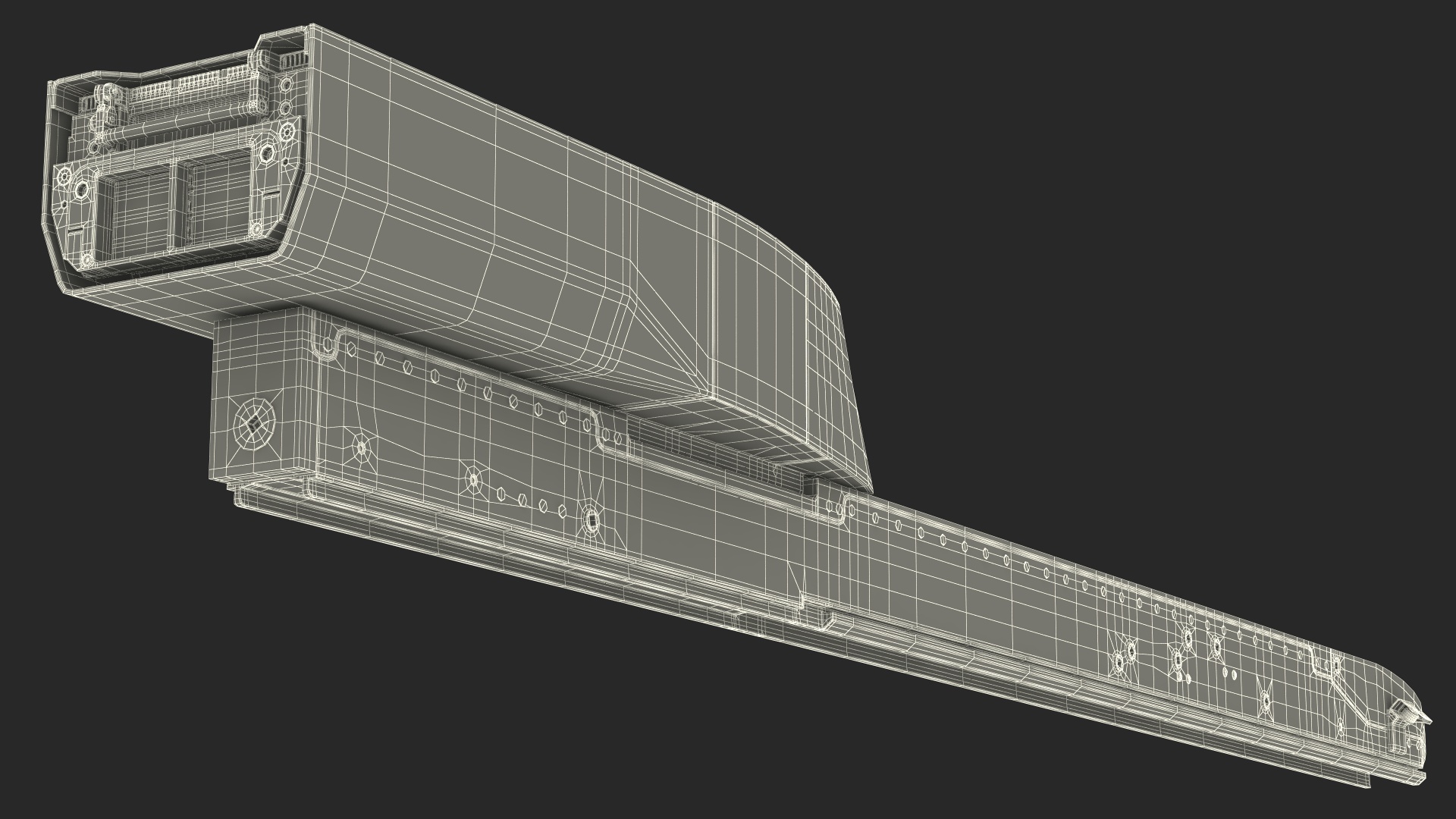 Missile Launcher with Mount 3D