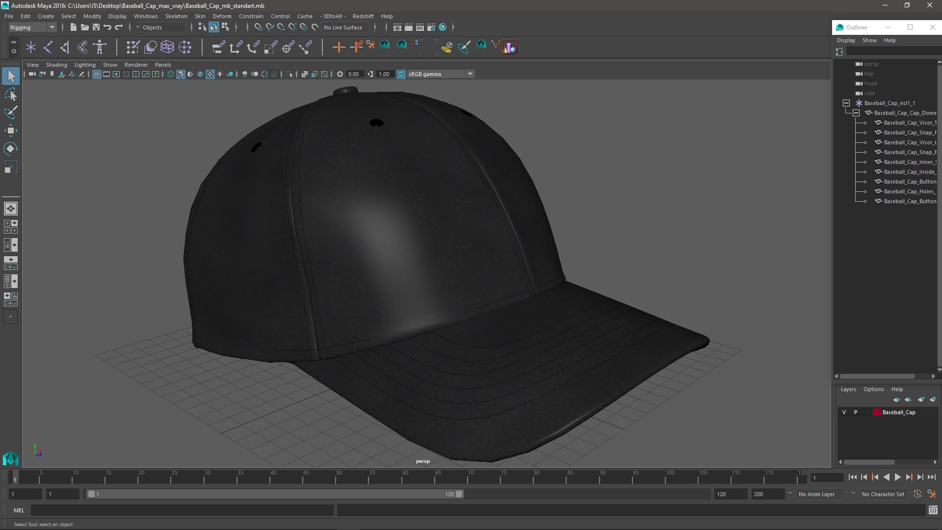 Baseball Cap 3D