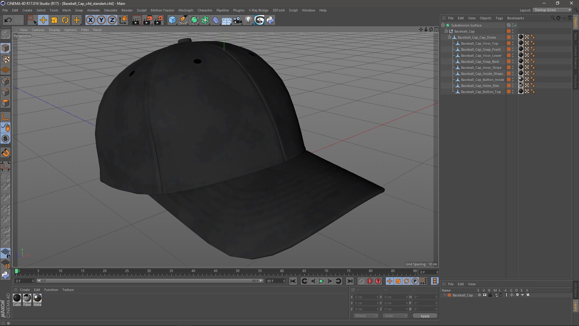 Baseball Cap 3D