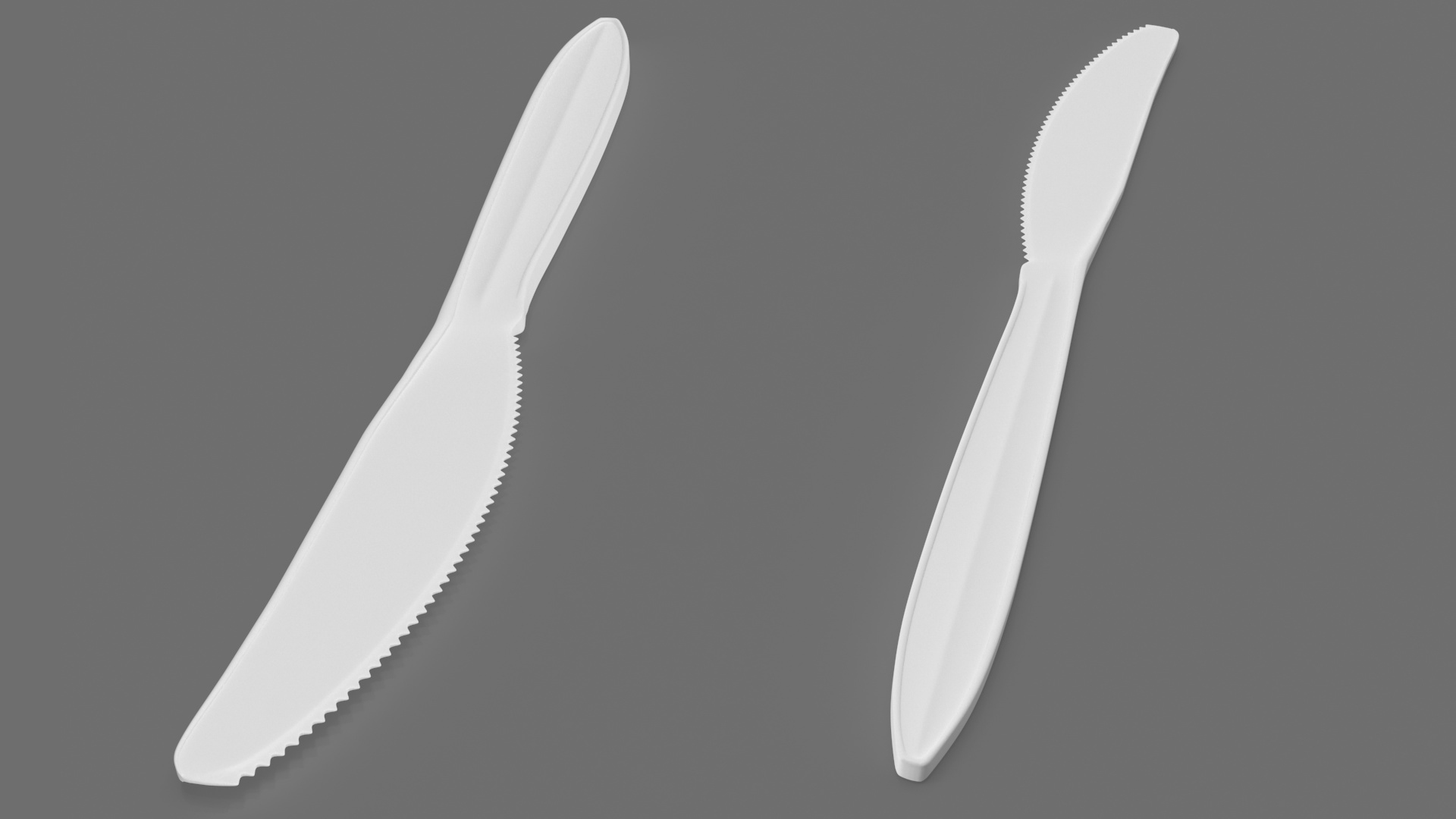 3D Realistic Plastic Knife model