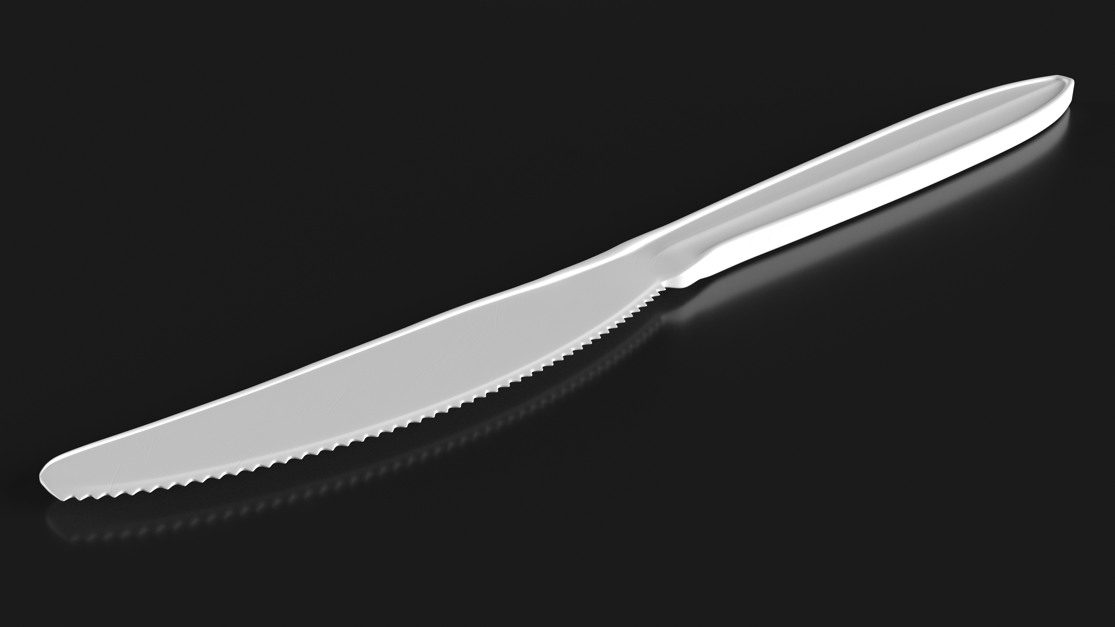 3D Realistic Plastic Knife model