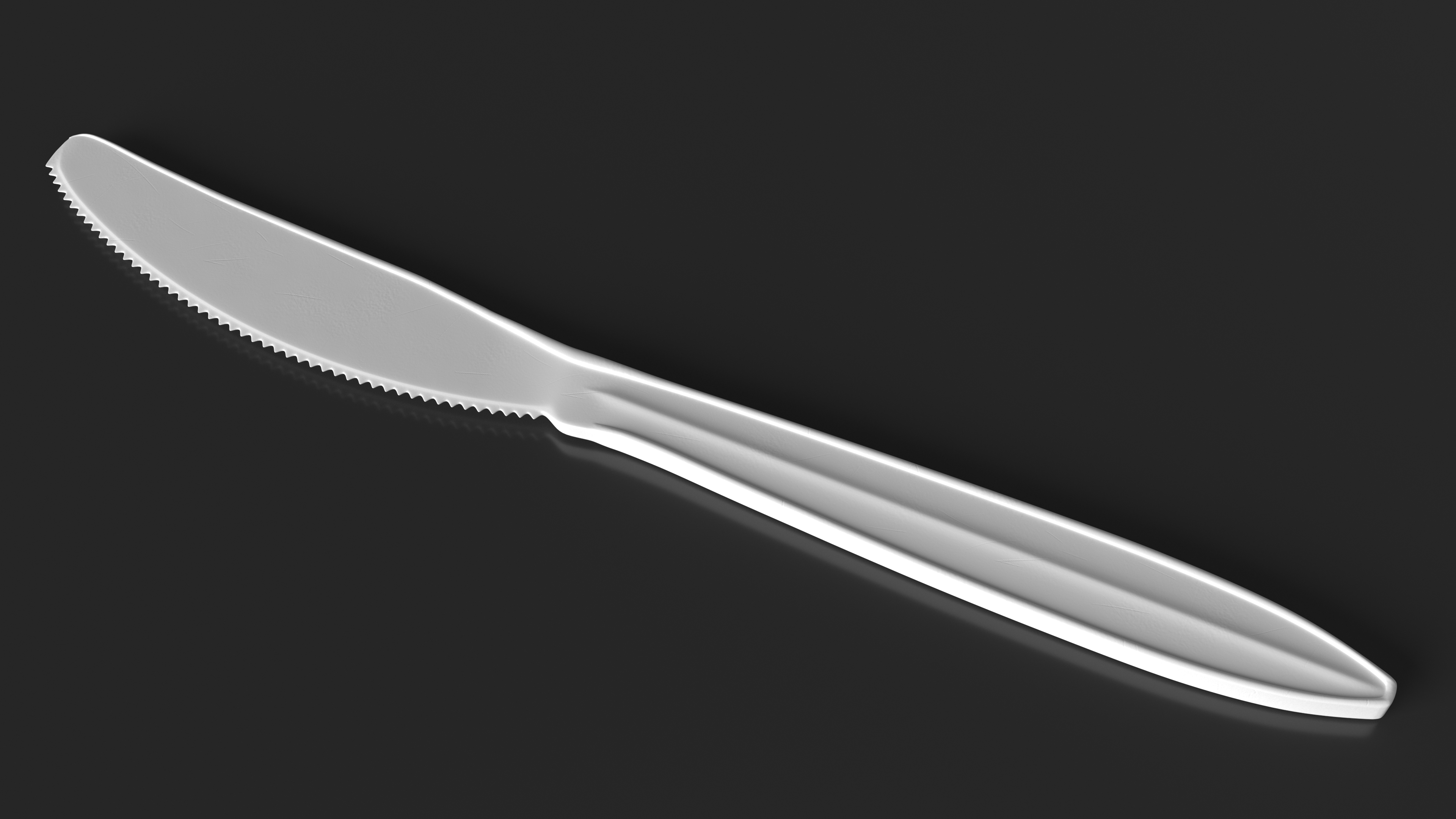 3D Realistic Plastic Knife model