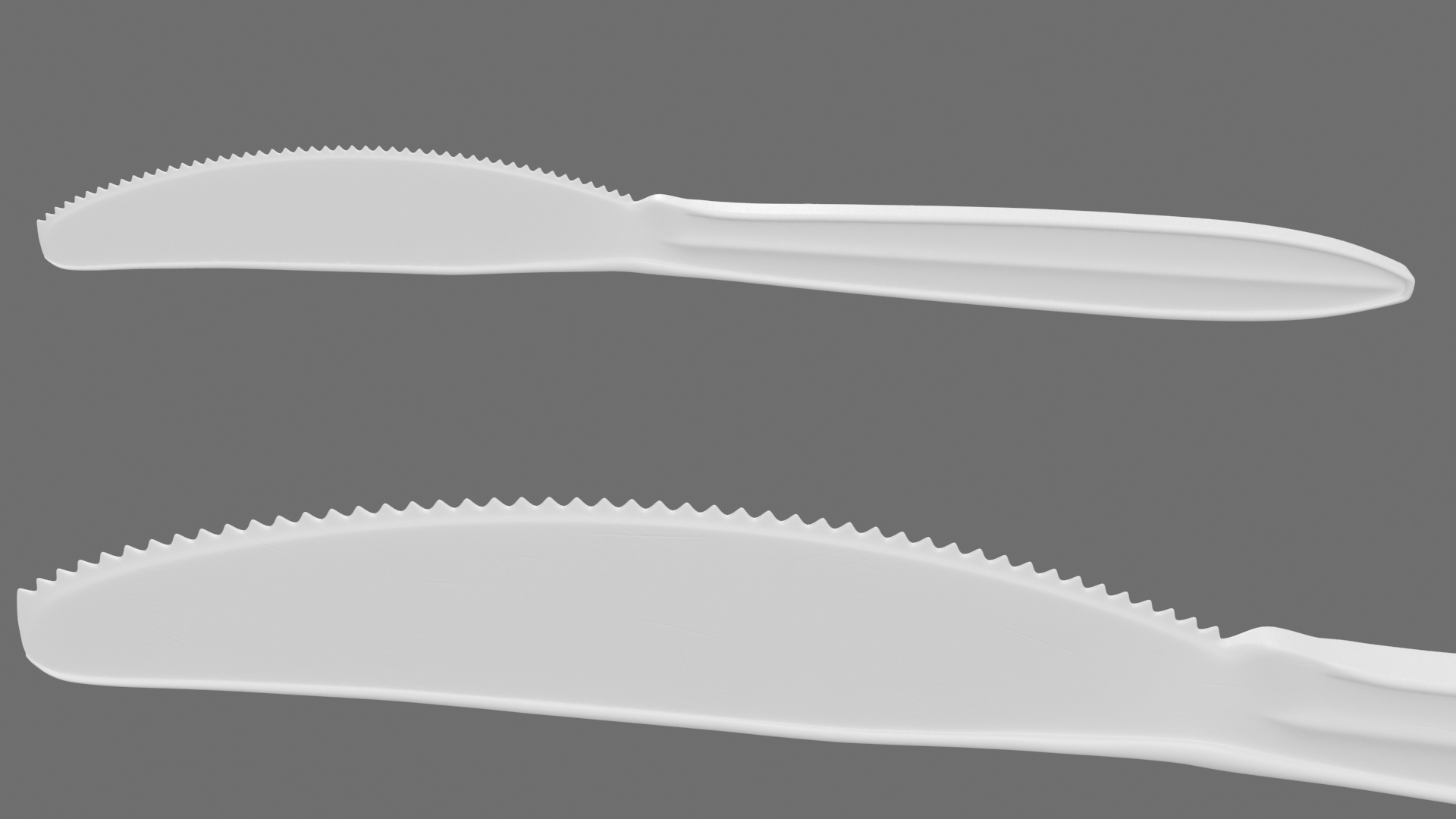 3D Realistic Plastic Knife model