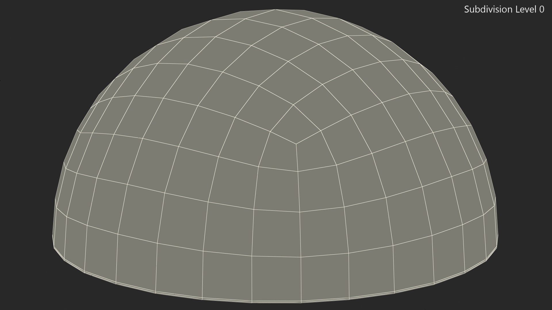 3D model Concrete Hemisphere Parking Limiter