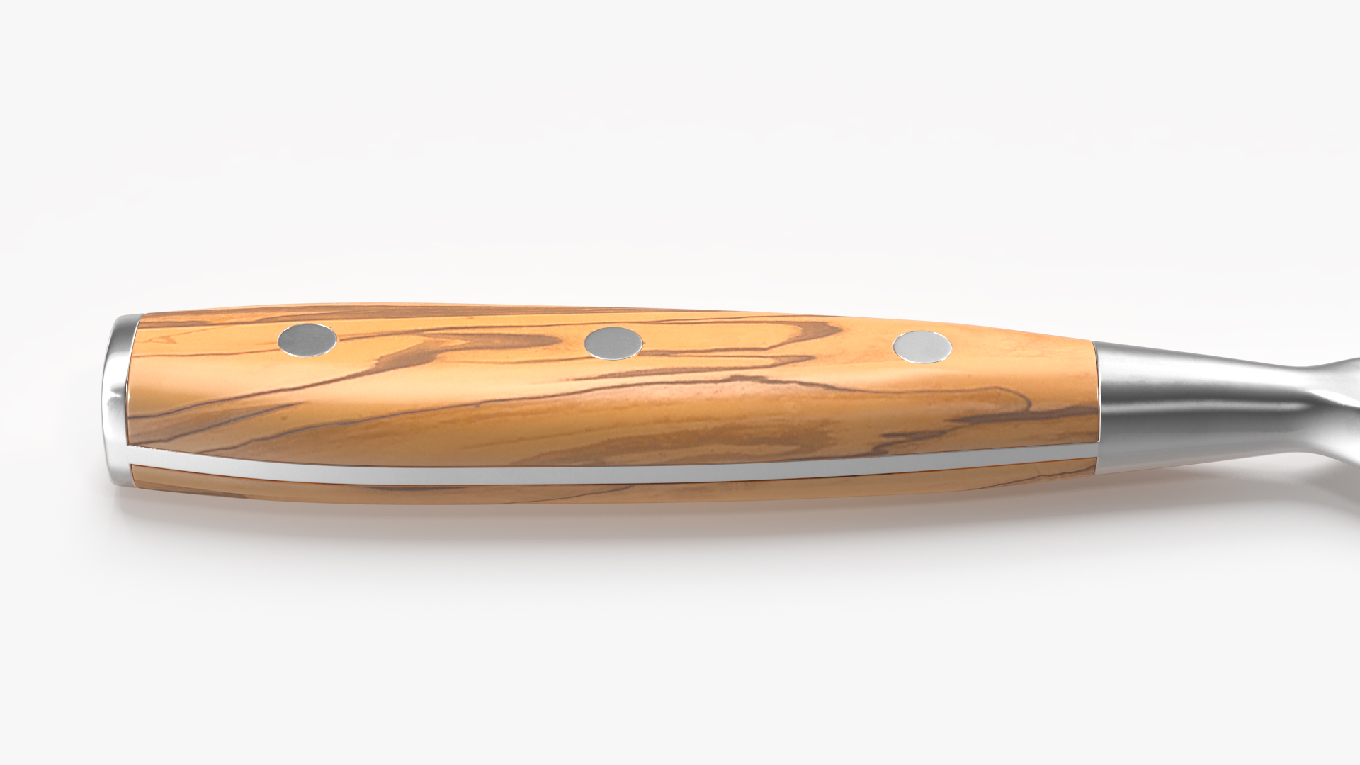 3D Carving Fork with Light-Colored Handle model