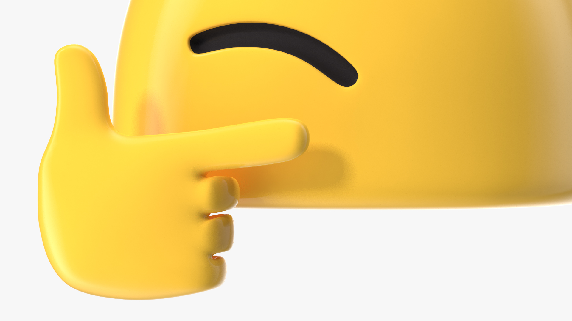 Thinking Face Android Emoji 3D