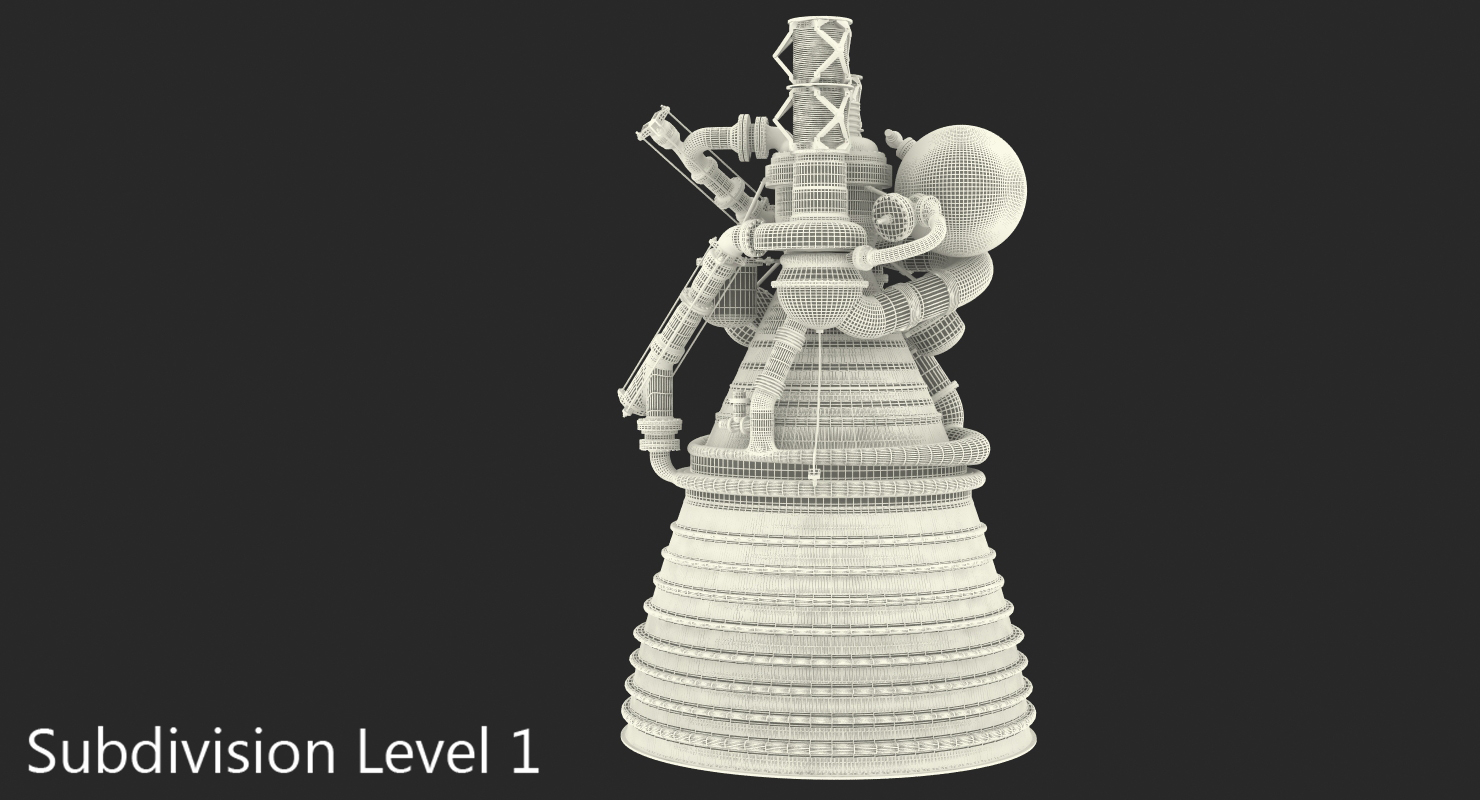 3D J2 Rocket Engine