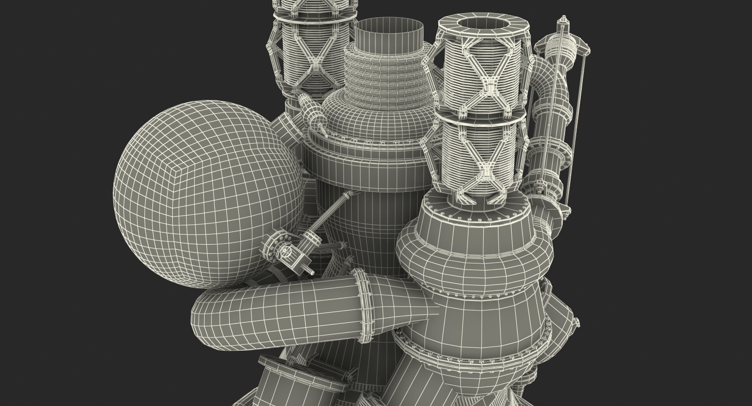 3D J2 Rocket Engine