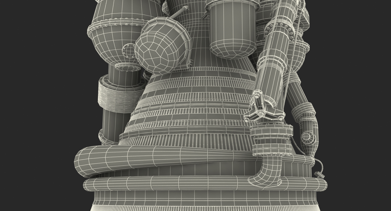 3D J2 Rocket Engine