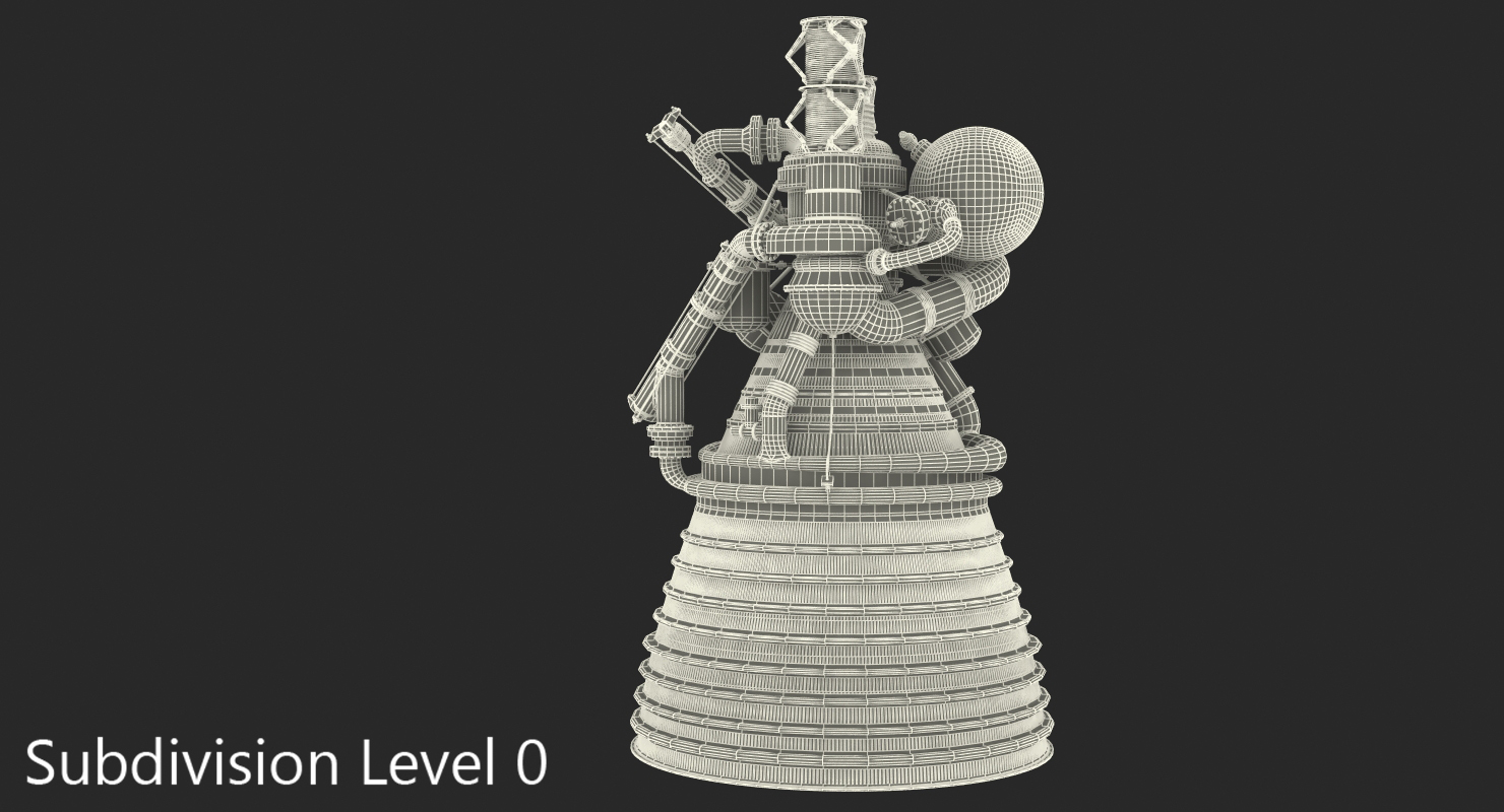 3D J2 Rocket Engine