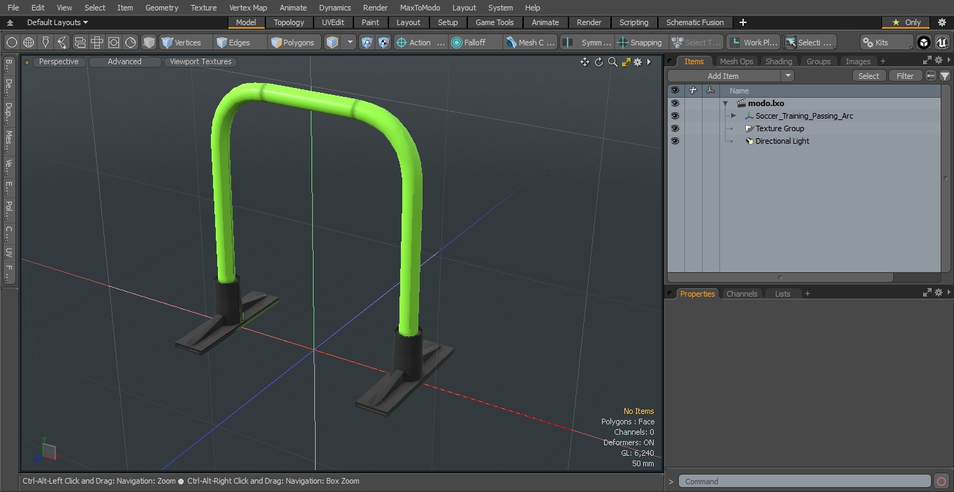 Soccer Training Passing Arc 3D