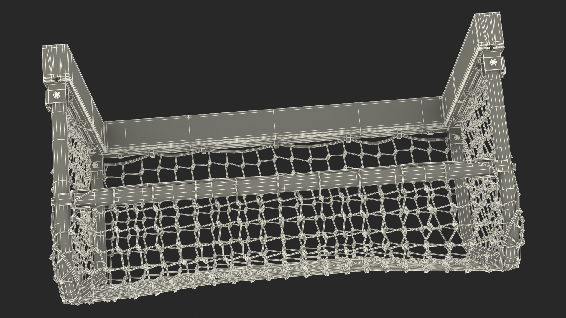 FORZA Mini Target Soccer Goal Blue 3D model