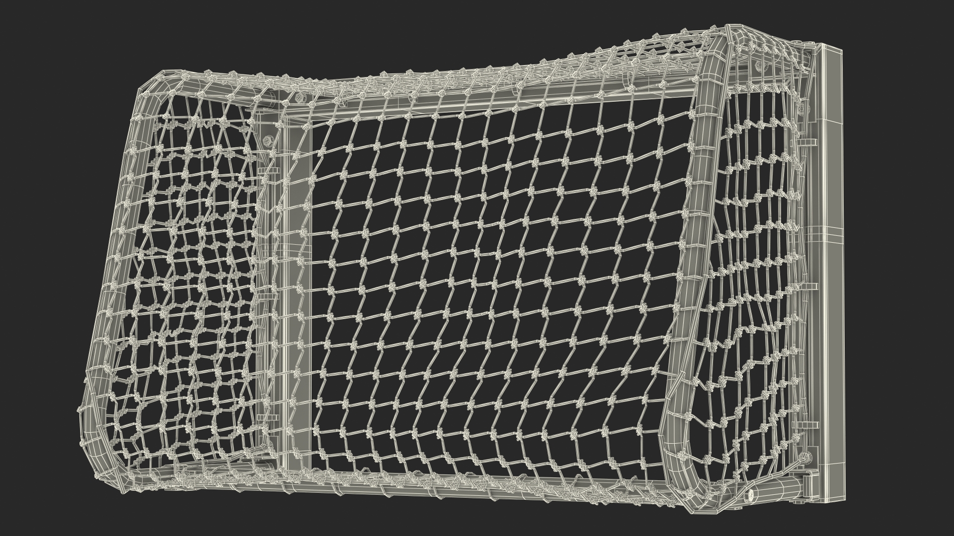 FORZA Mini Target Soccer Goal Blue 3D model