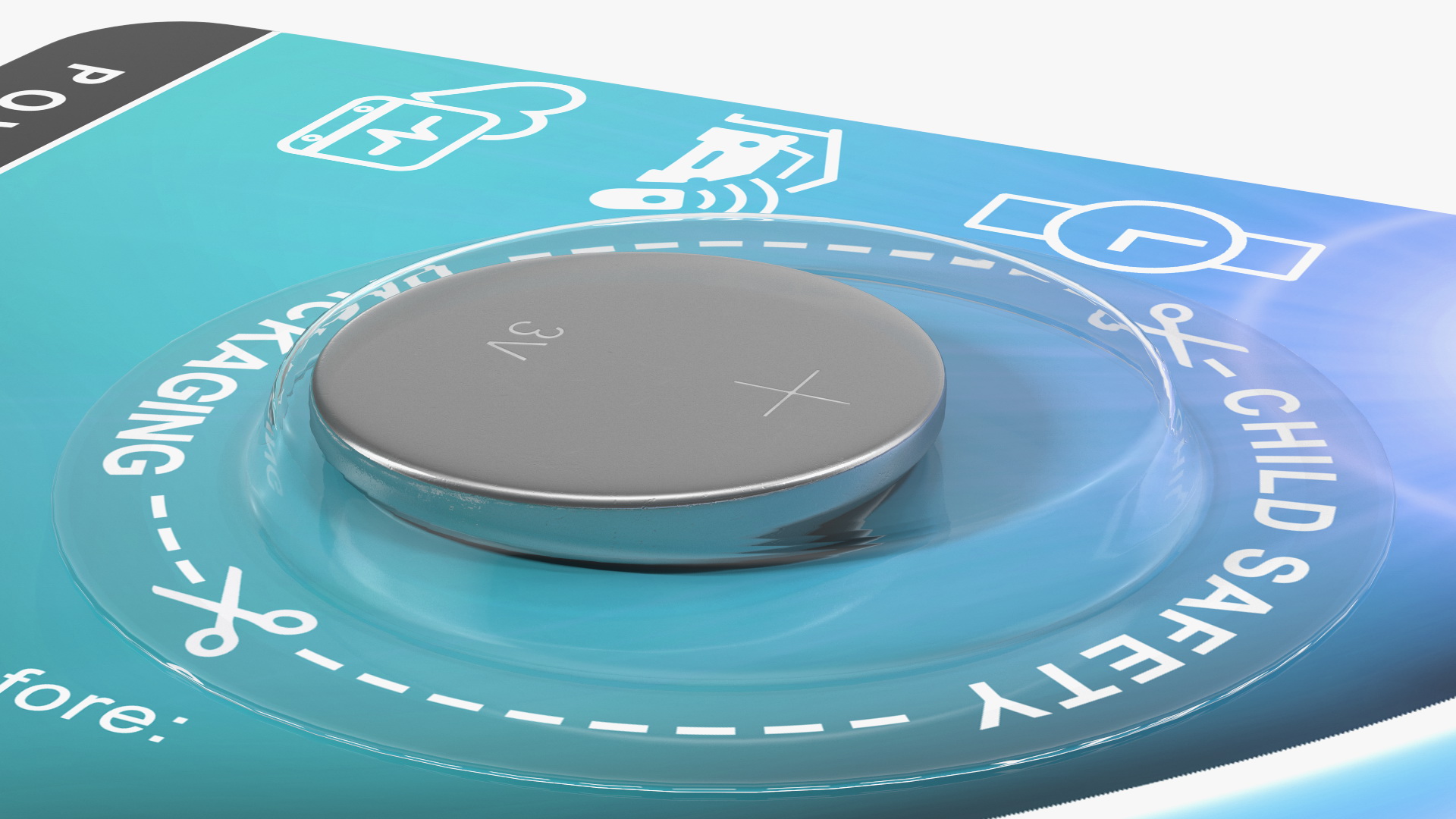 3D model Coin Battery Blister