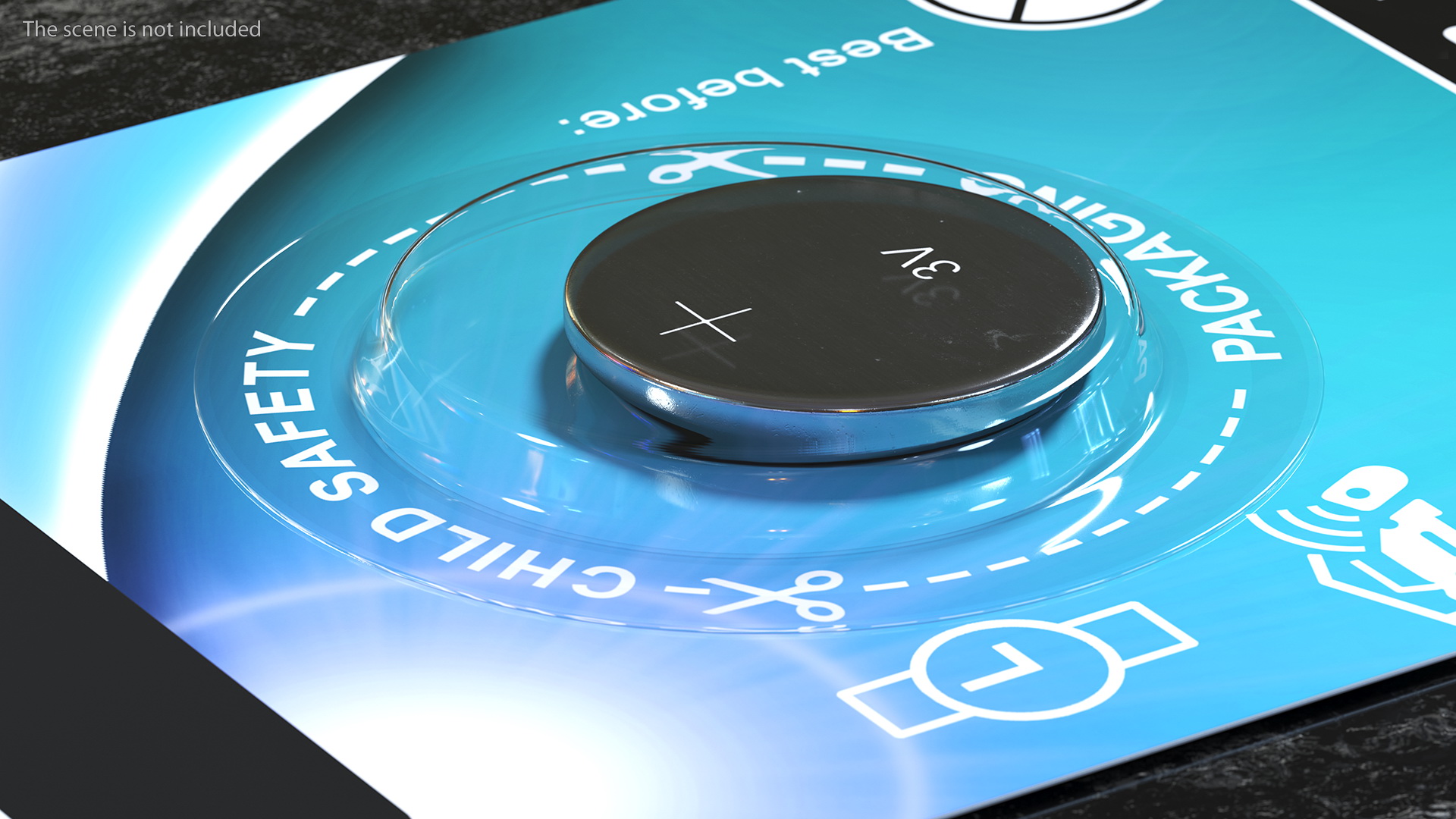 3D model Coin Battery Blister