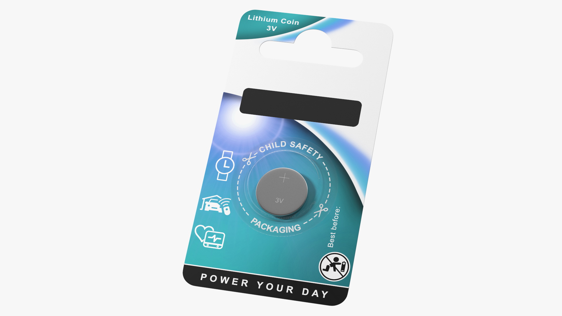 3D model Coin Battery Blister