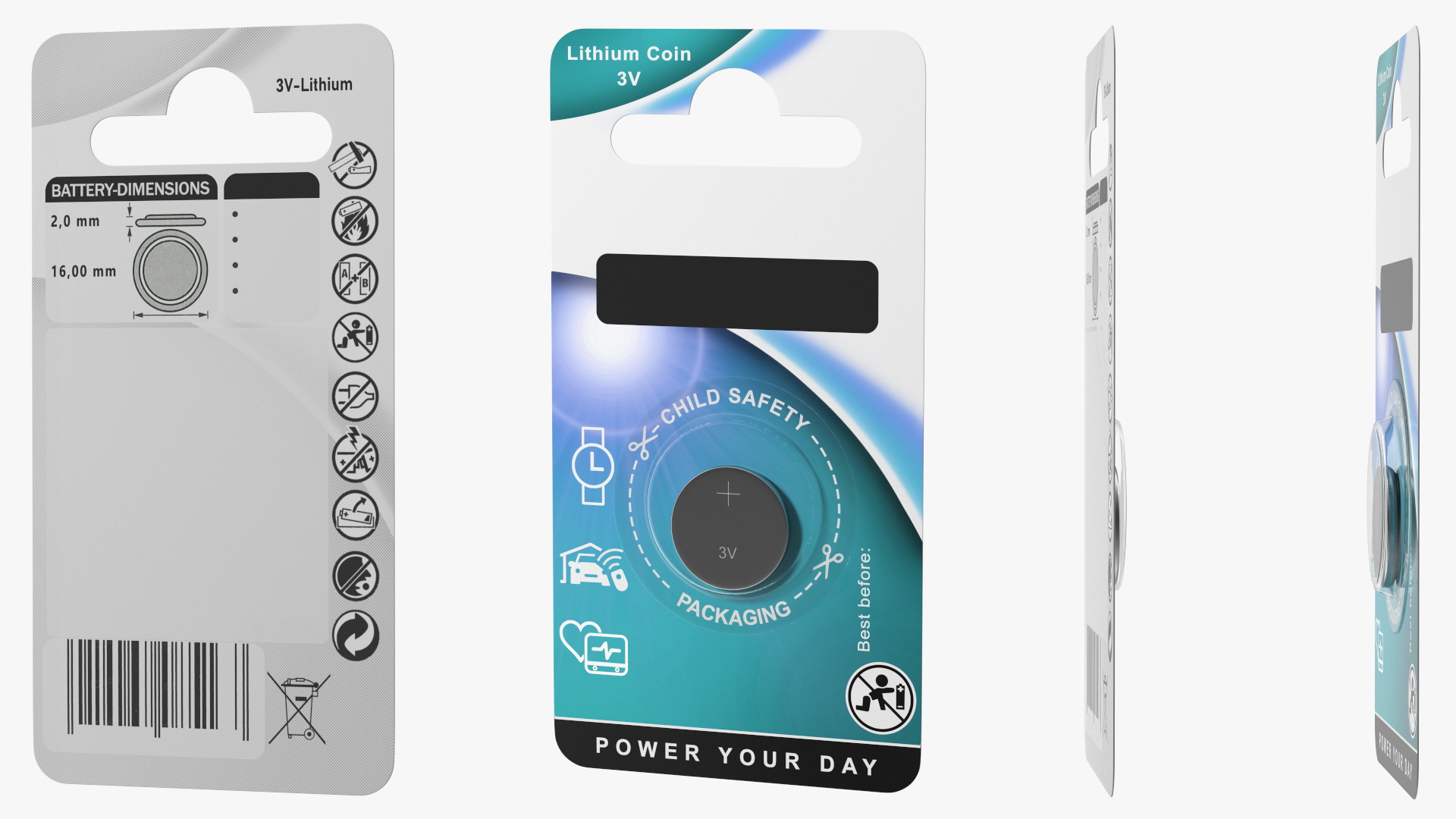 3D model Coin Battery Blister