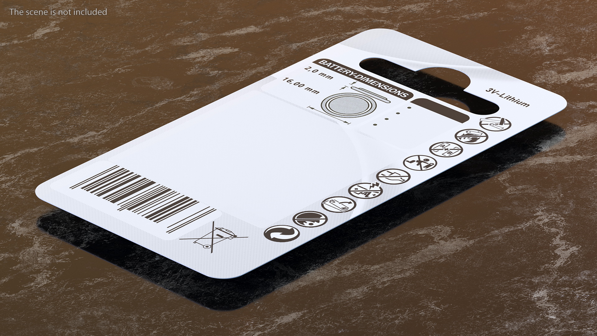 3D model Coin Battery Blister
