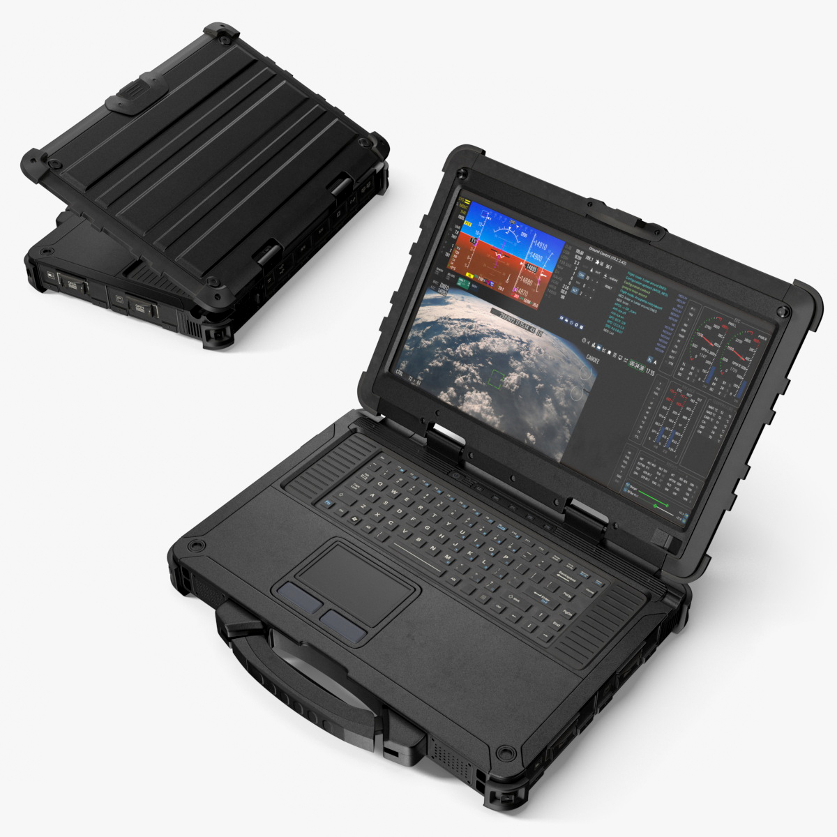 Ground Control Computer Station 3D model preview