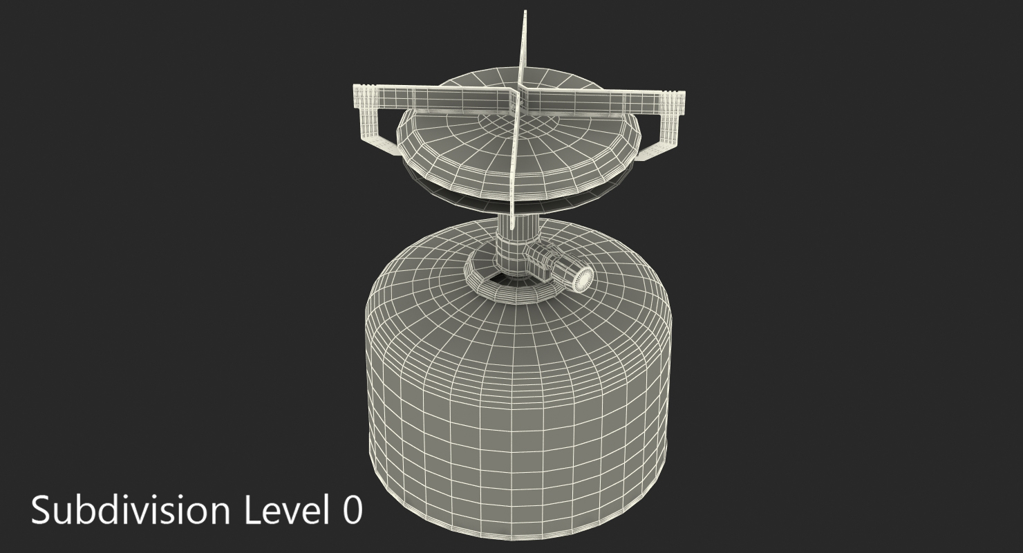 Camping Gas Stove 3D