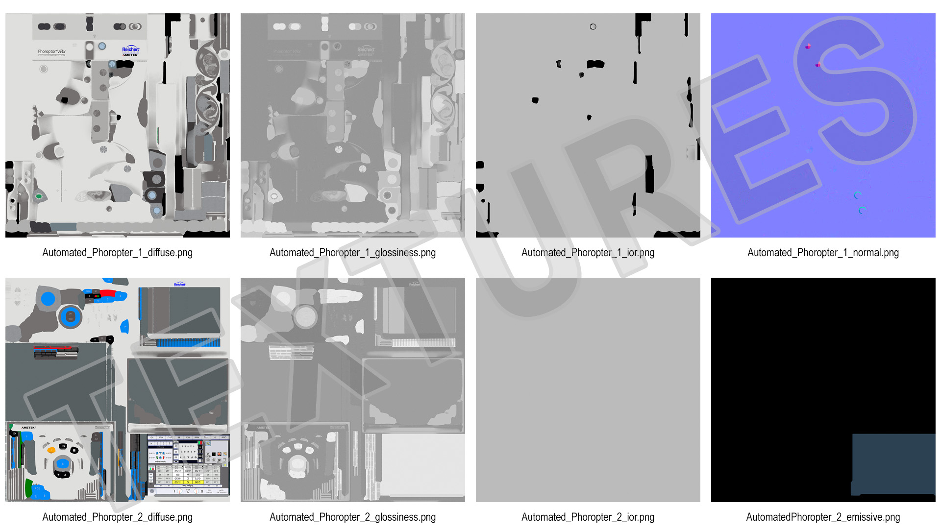 3D Reichert Automated Phoropter model
