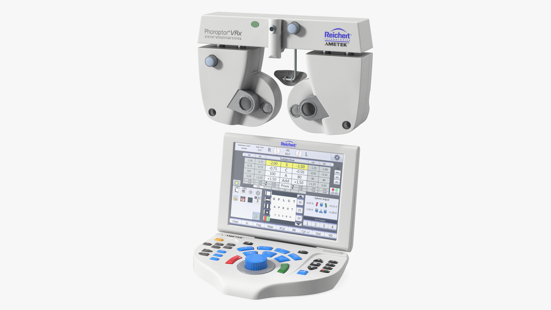 3D Reichert Automated Phoropter model