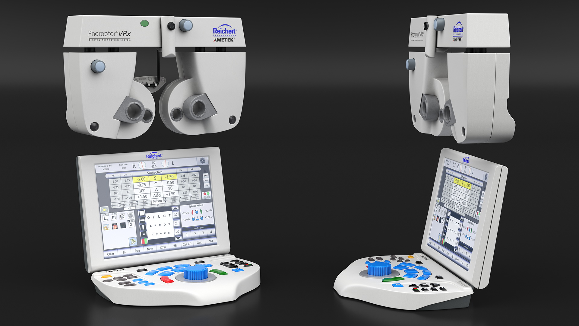 3D Reichert Automated Phoropter model