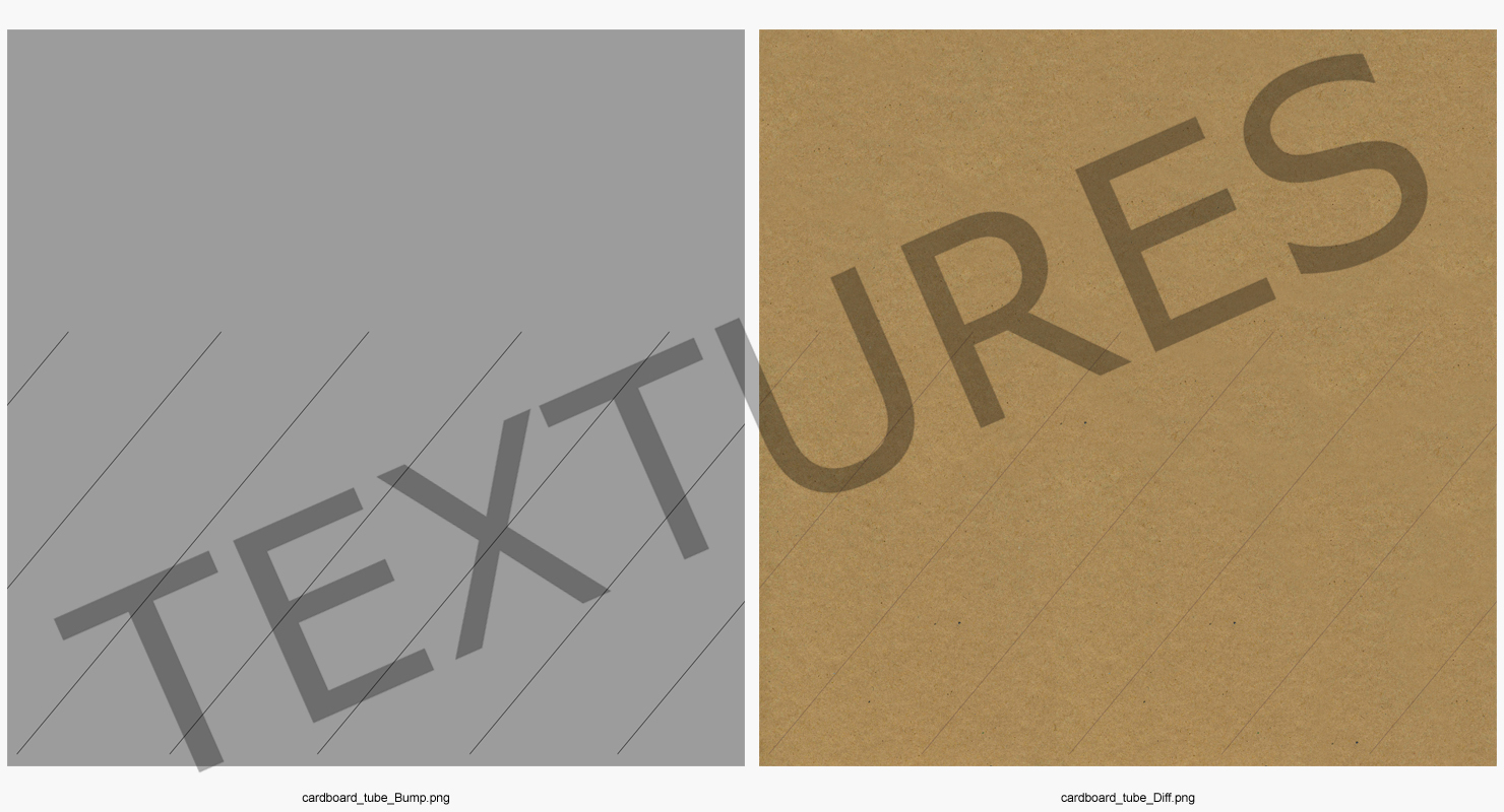 Cardboard Tube 3D model