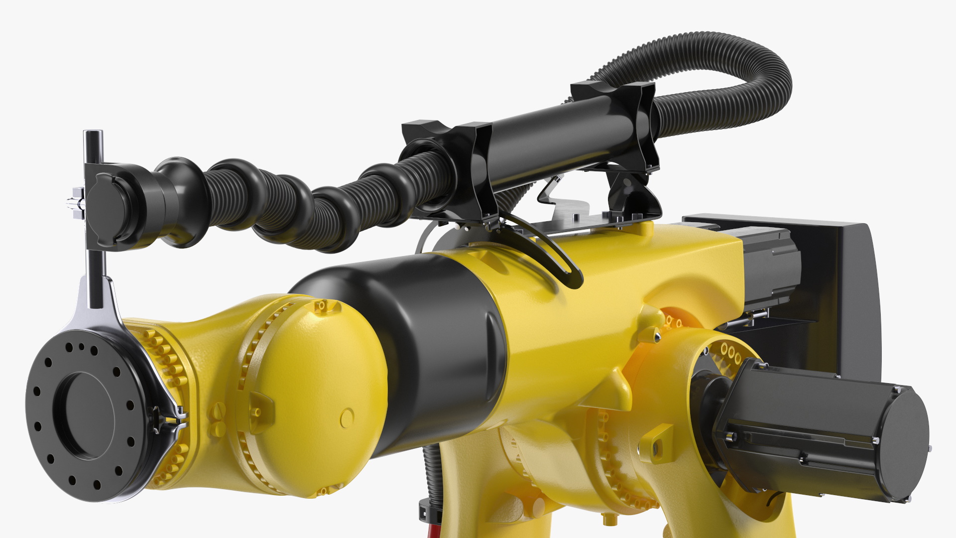 3D Ultra Robotic Arm Yellow Rigged
