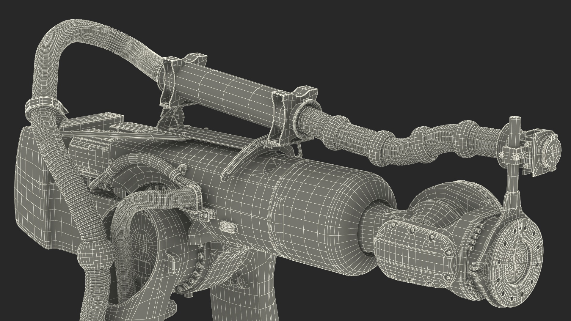 3D Ultra Robotic Arm Yellow Rigged