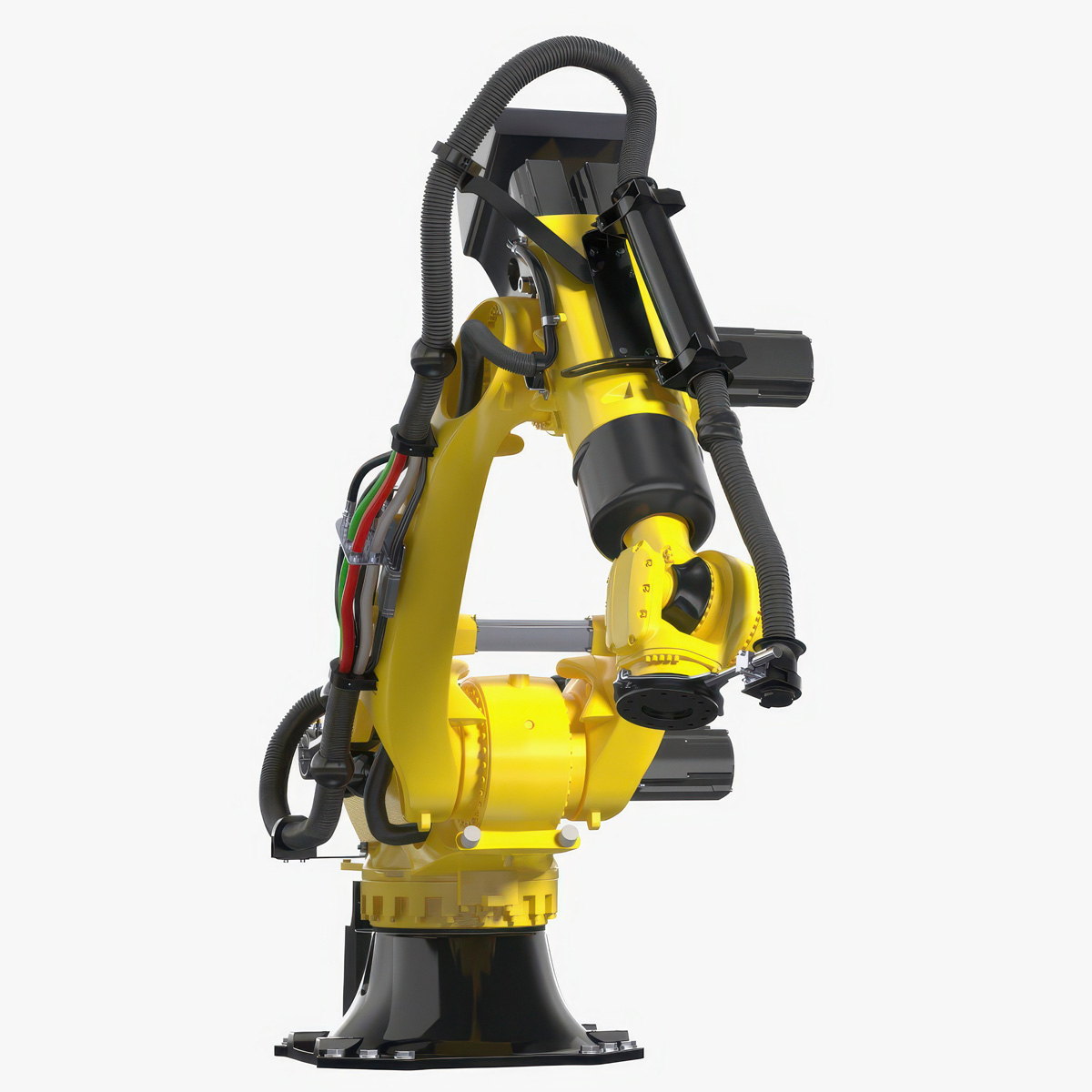 3D Ultra Robotic Arm Yellow Rigged