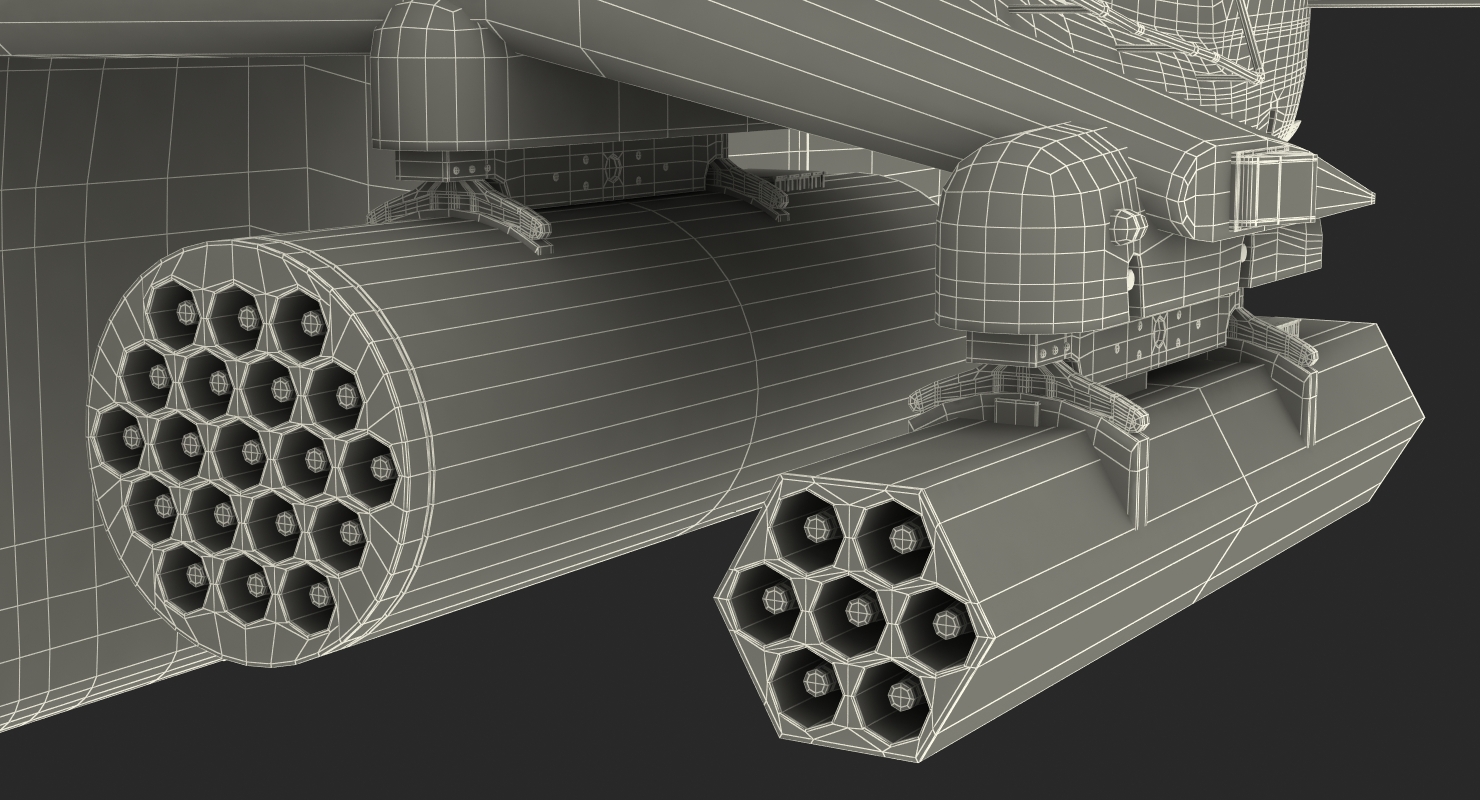 3D Eurocopter Tiger EC665 German Rigged