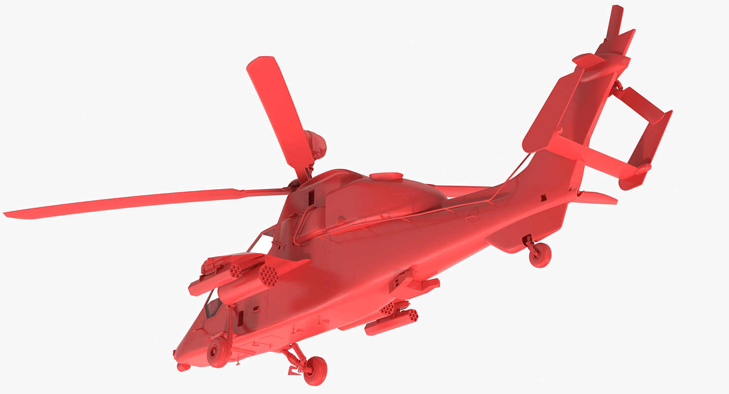 3D Eurocopter Tiger EC665 German Rigged