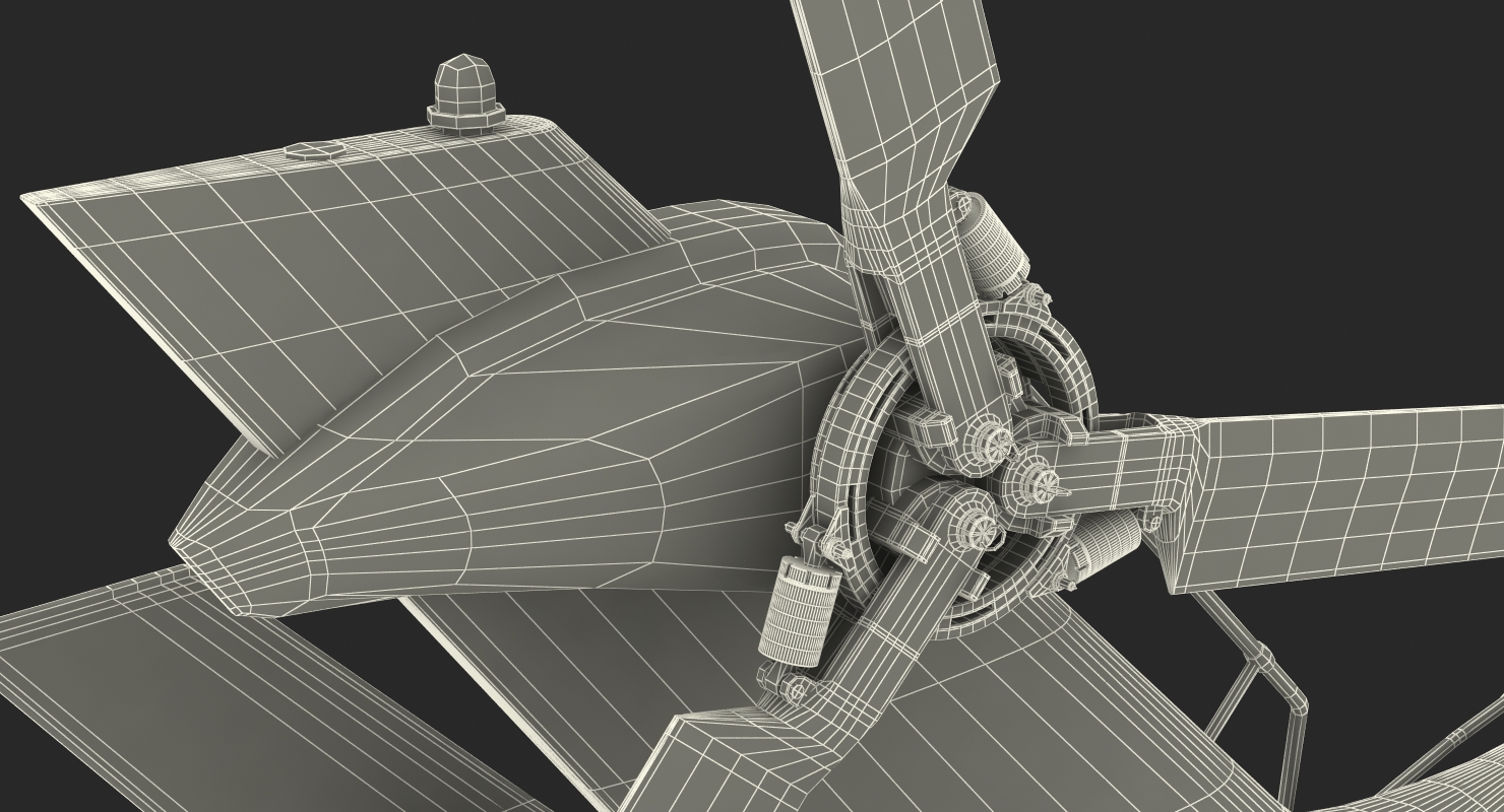 3D Eurocopter Tiger EC665 German Rigged