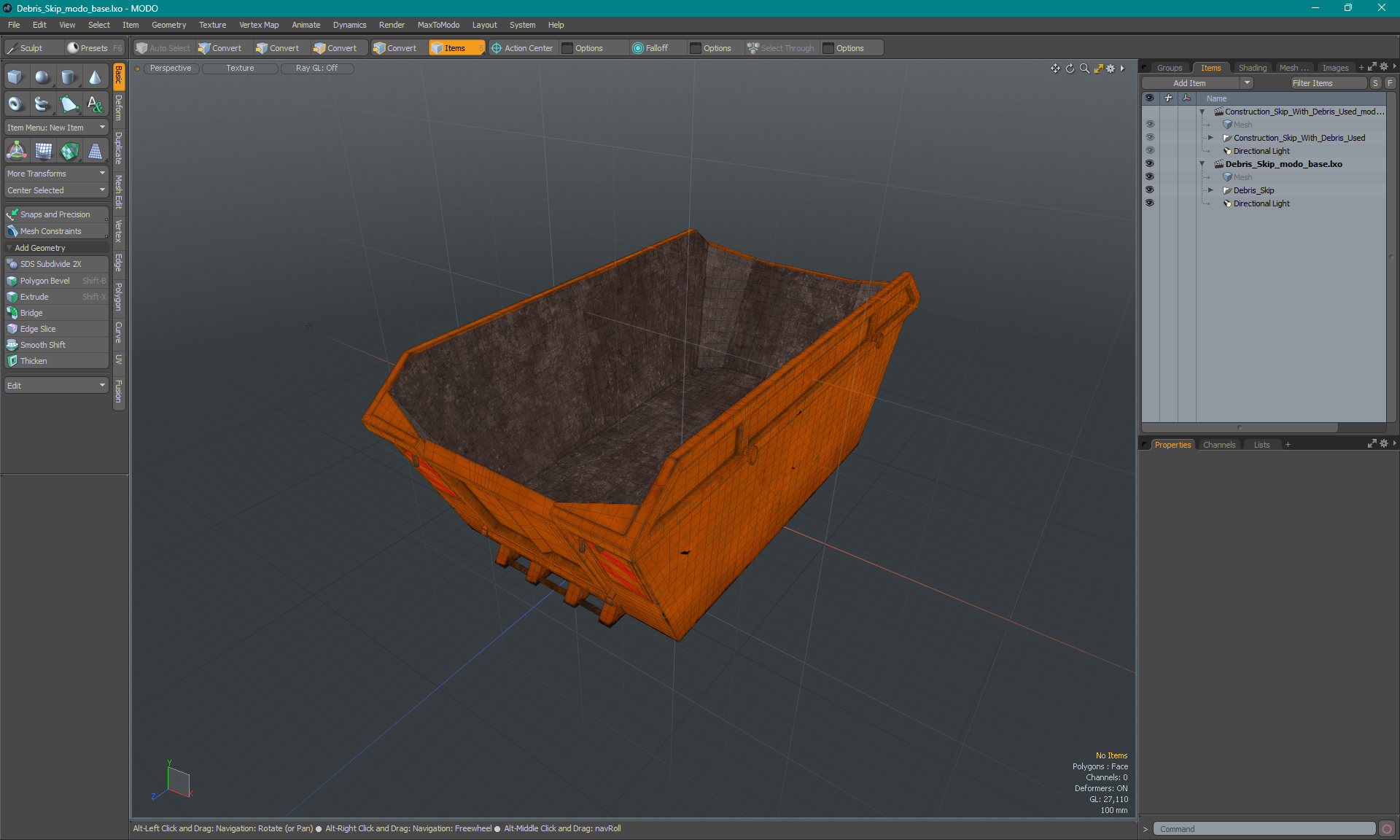 3D Debris Skip