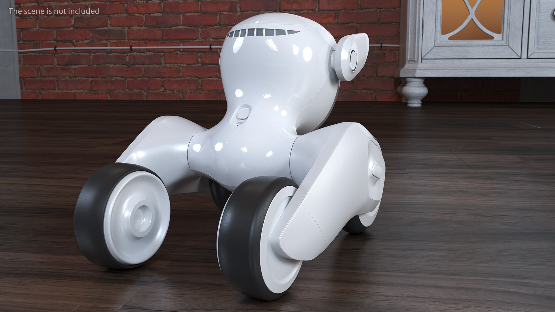Loona Smart Petbot Robot Toy Rigged for Cinema 4D 3D model